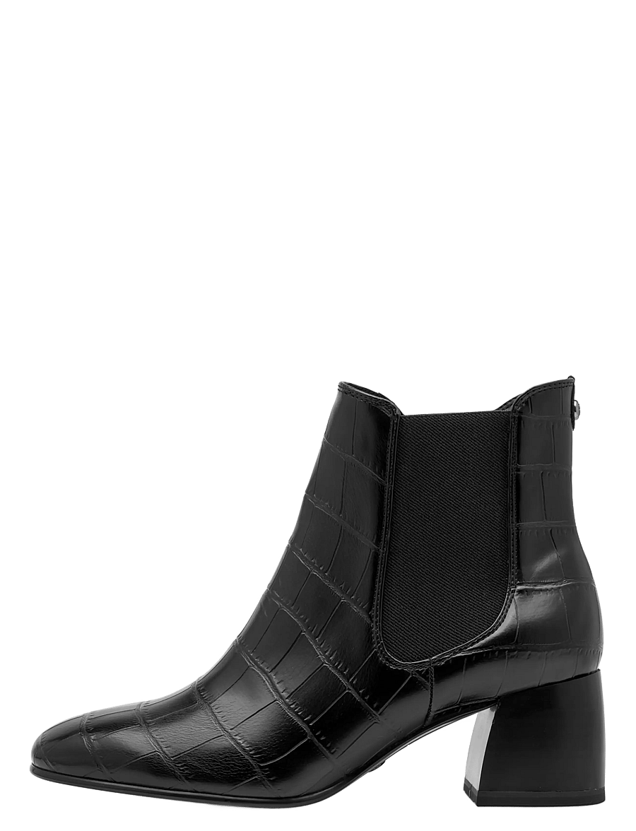 Tamaris - Women Boots - støvletter - black croco - 1