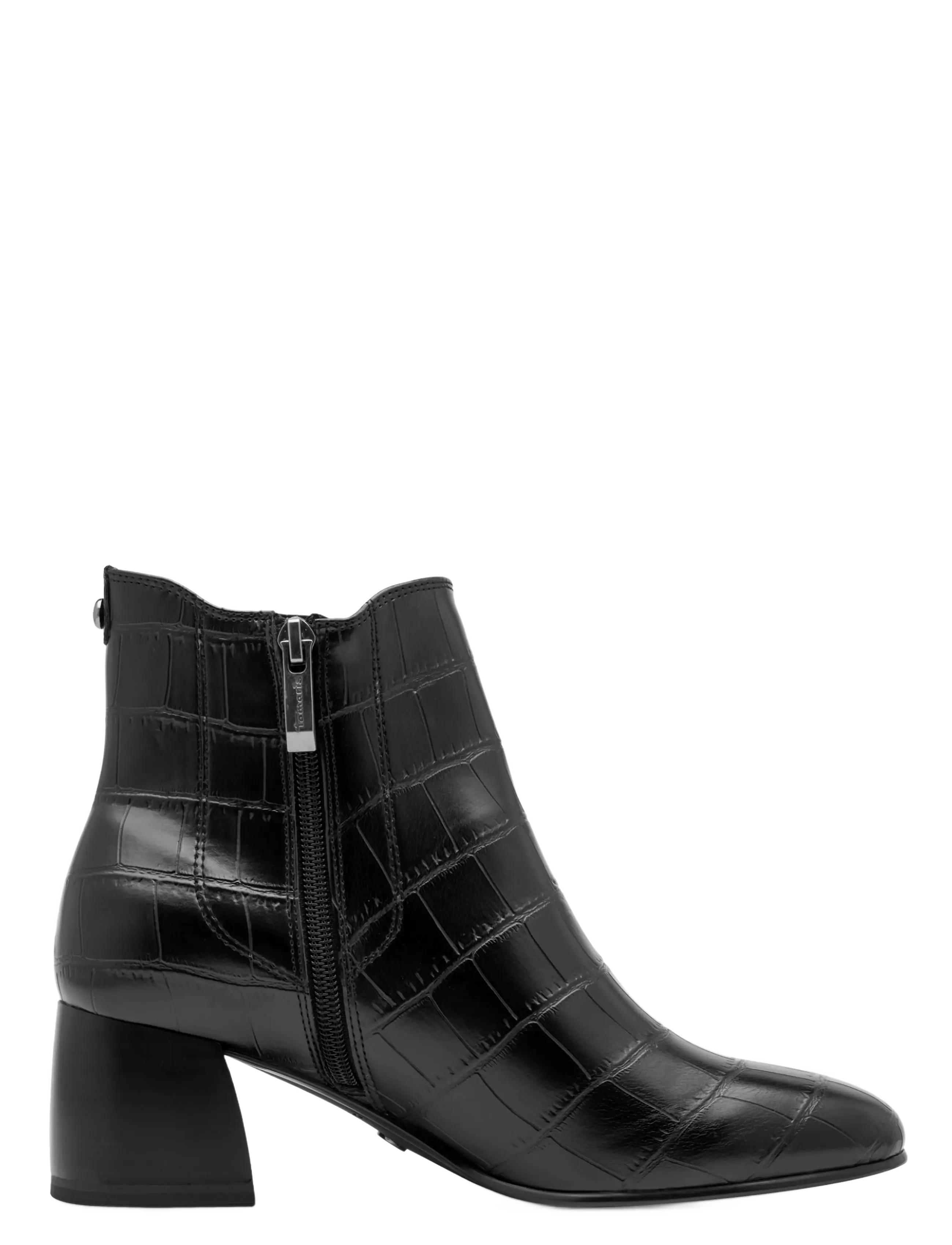 Tamaris - Women Boots - støvletter - black croco - 2