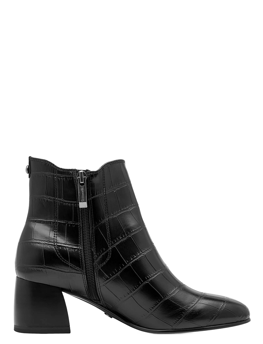 Tamaris - Women Boots - støvletter - black croco - 2