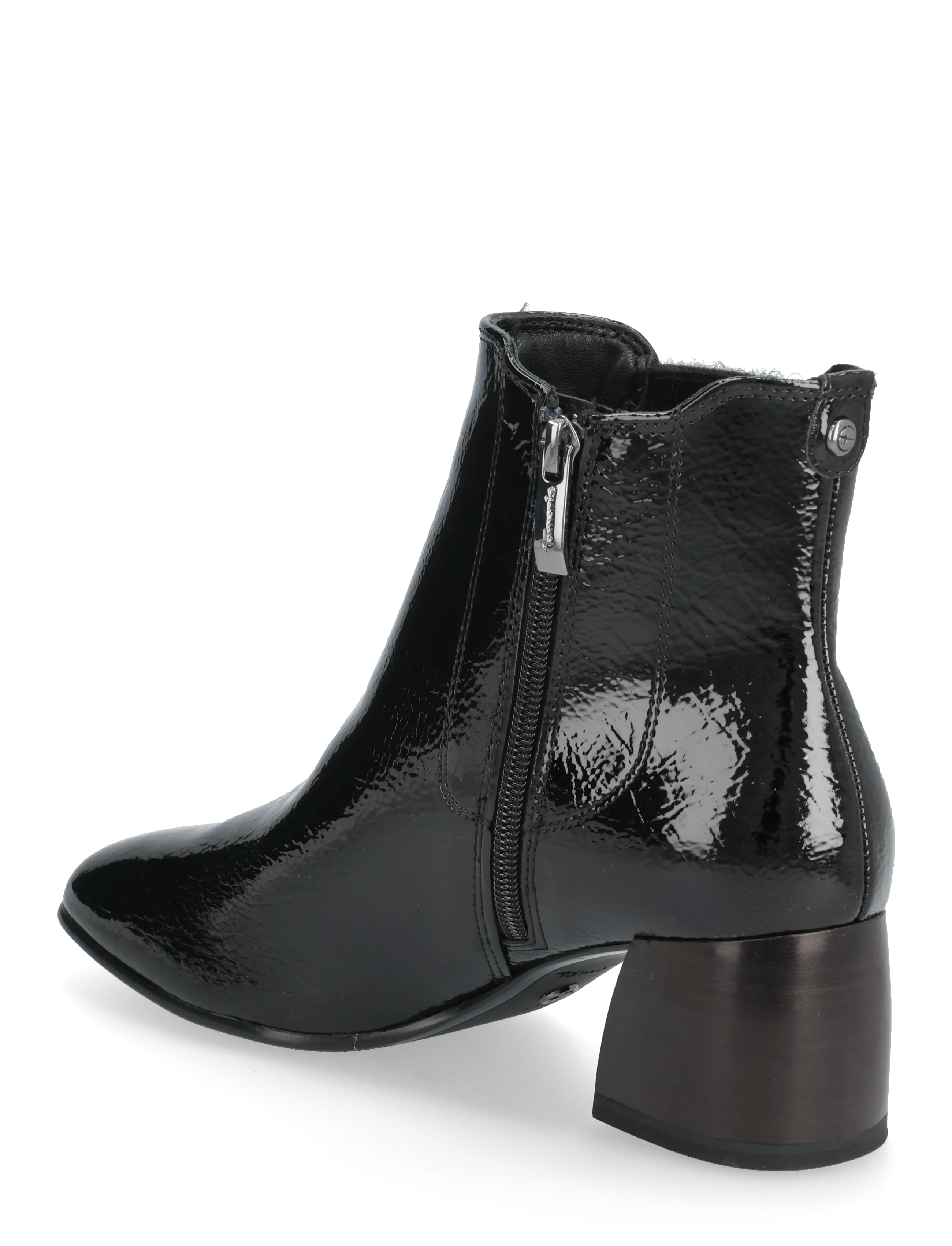 Tamaris - Women Boots - korolliset nilkkurit - black patent - 2