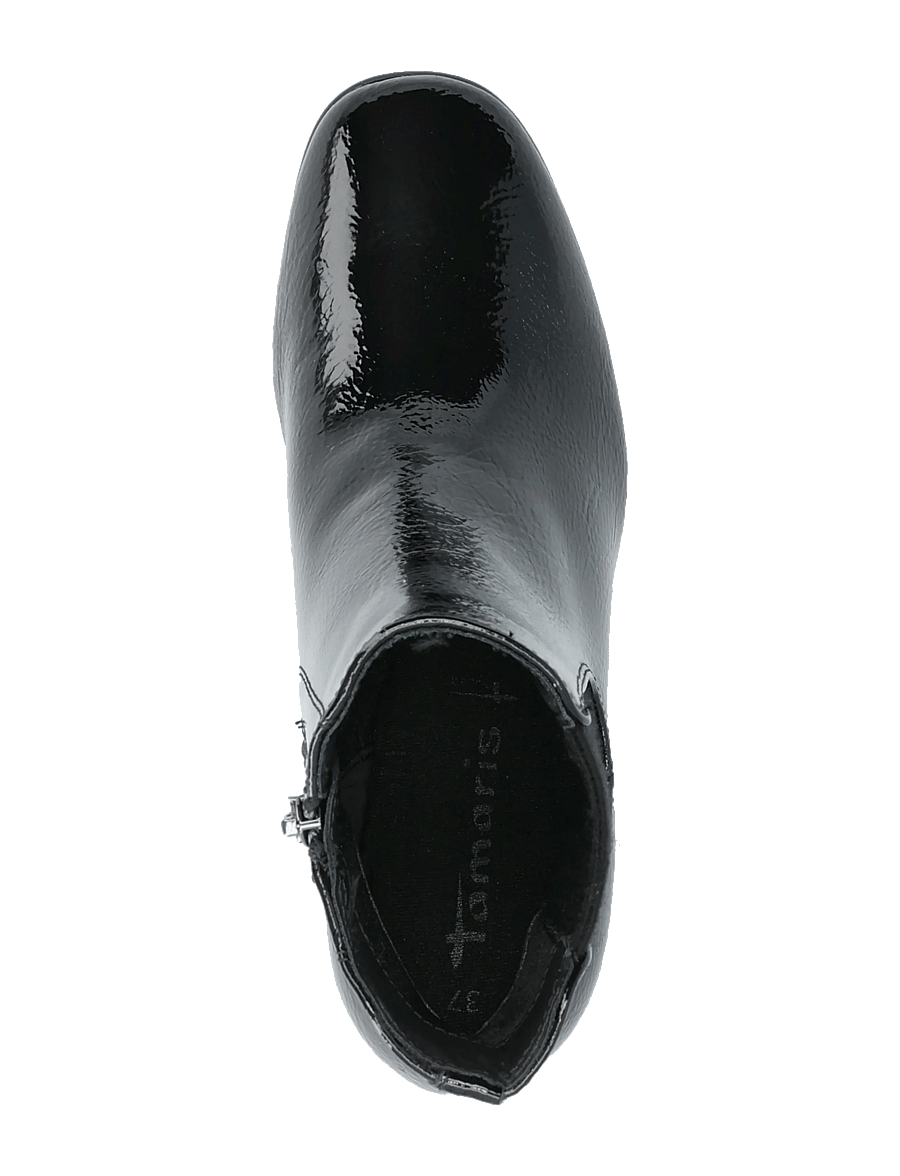 Tamaris - Women Boots - korolliset nilkkurit - black patent - 3