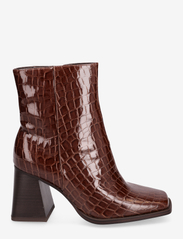 Tamaris - Women Boots - augsts papēdis - brown croco - 1