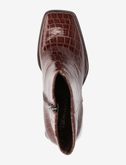 Tamaris - Women Boots - augsts papēdis - brown croco - 3