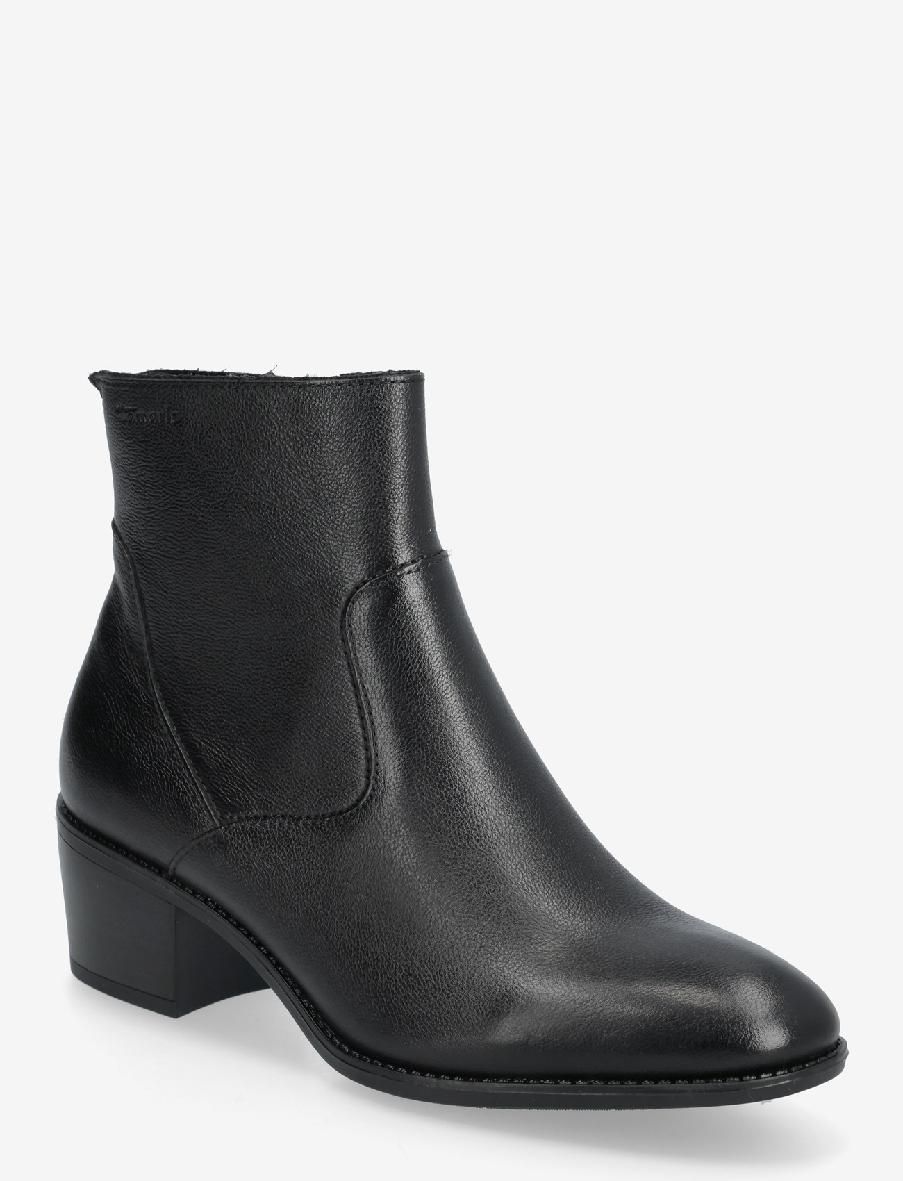 Tamaris - Women Boots - heeled ankle boots - black leather - 0