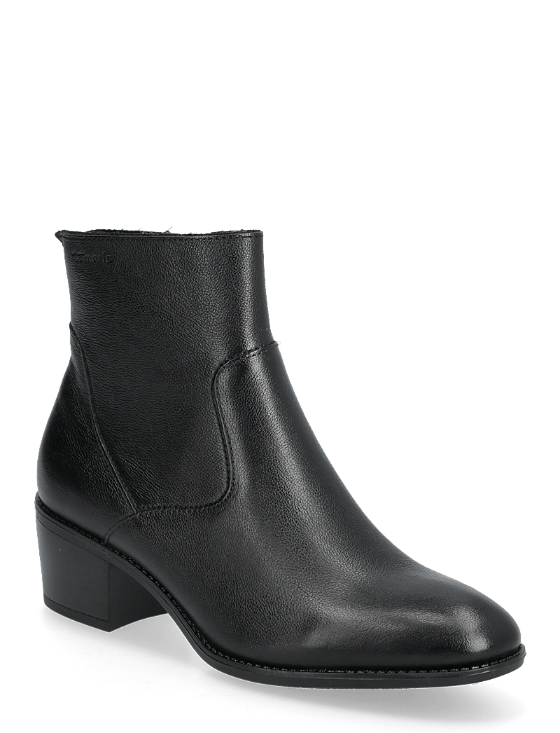 Tamaris - Women Boots - heeled ankle boots - black leather - 0
