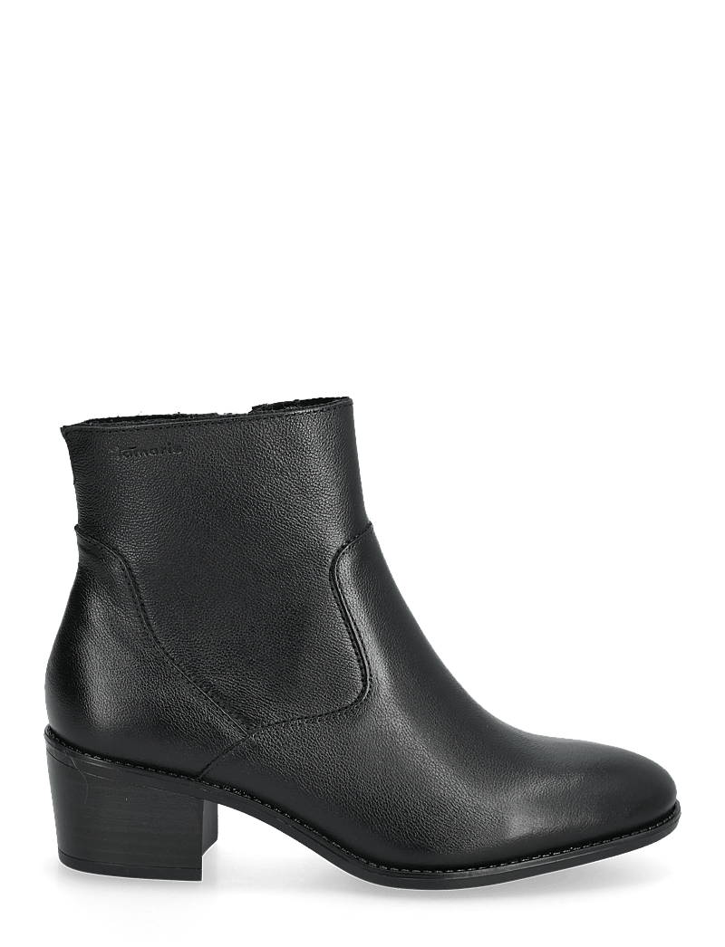 Tamaris - Women Boots - heeled ankle boots - black leather - 1
