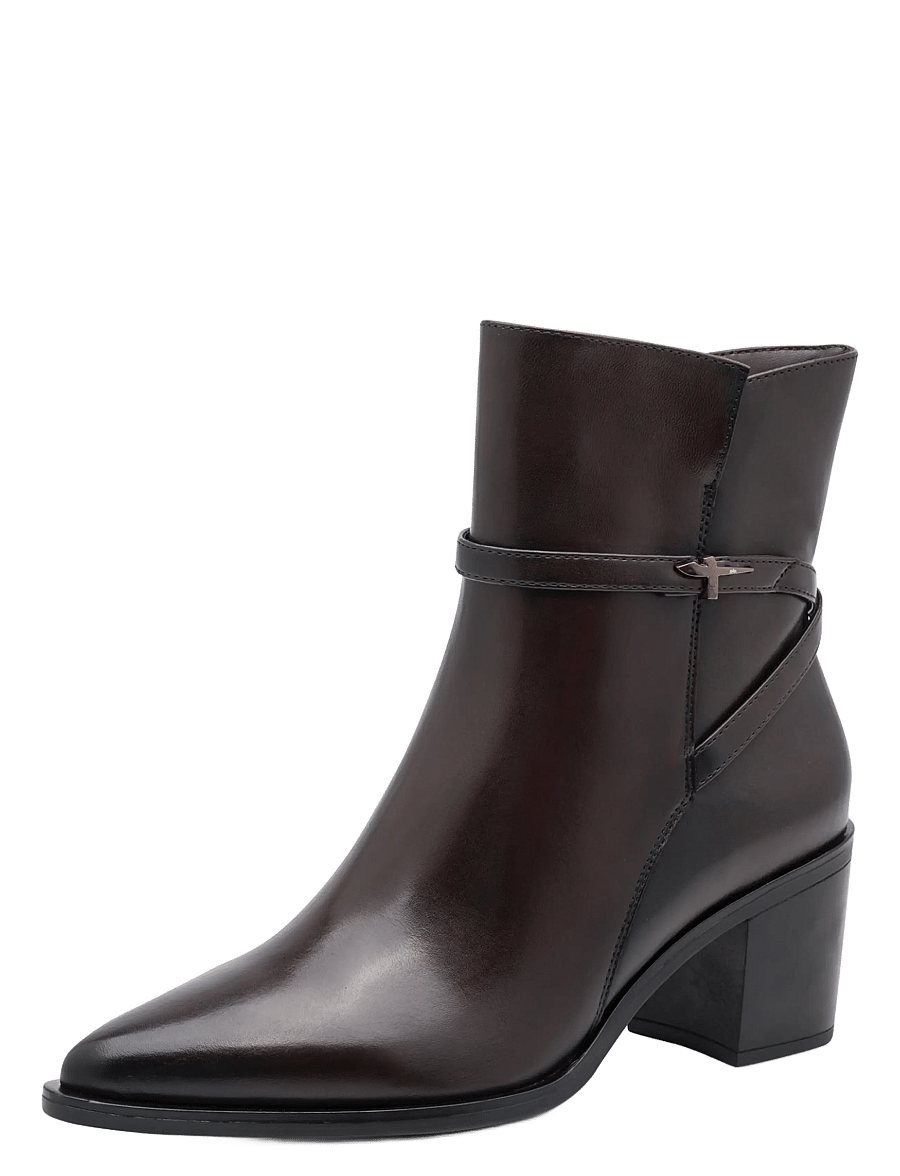 Tamaris - Women Boots - stiefeletten mit absatz - mahogany - 0