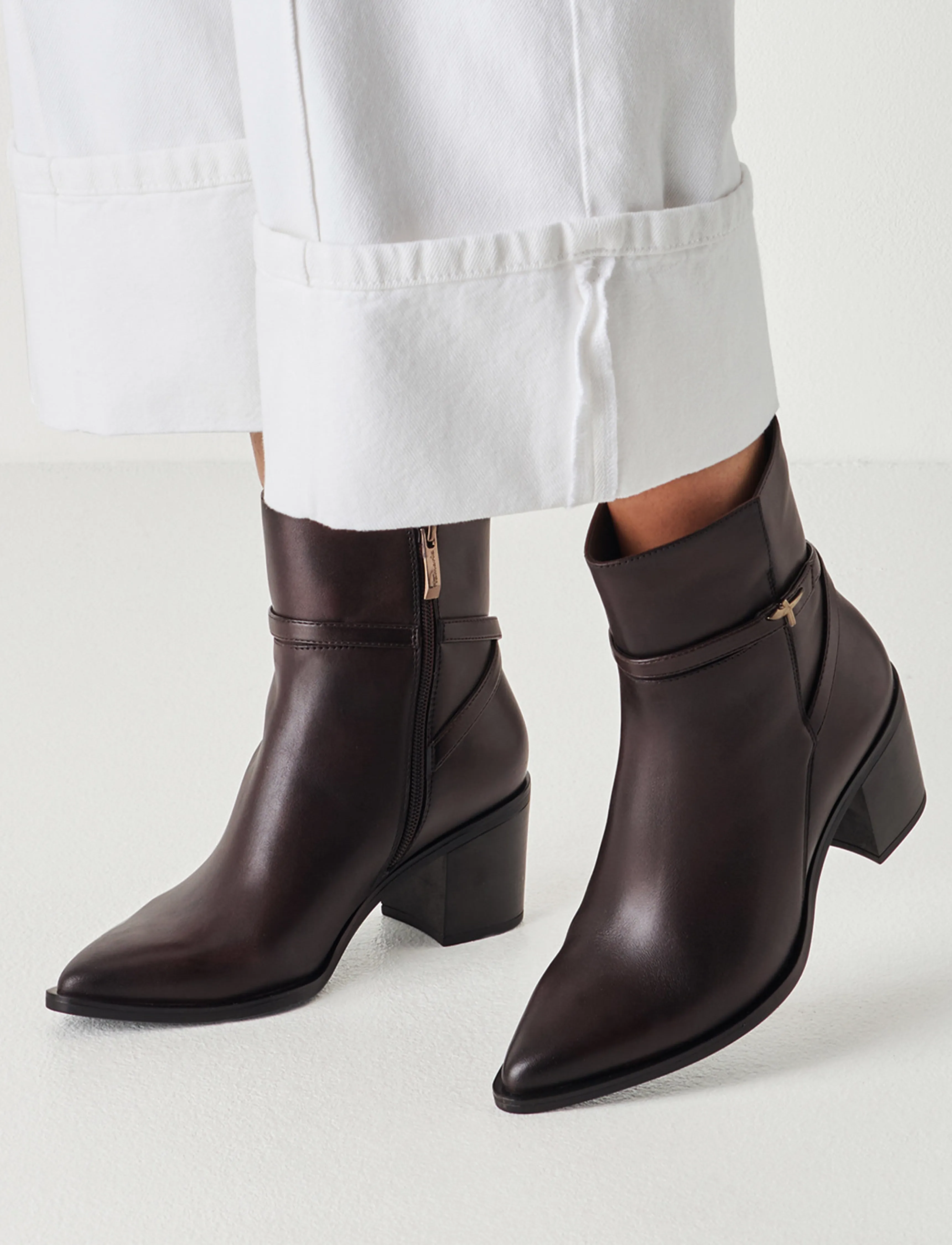 Tamaris - Women Boots - stiefeletten mit absatz - mahogany - 5