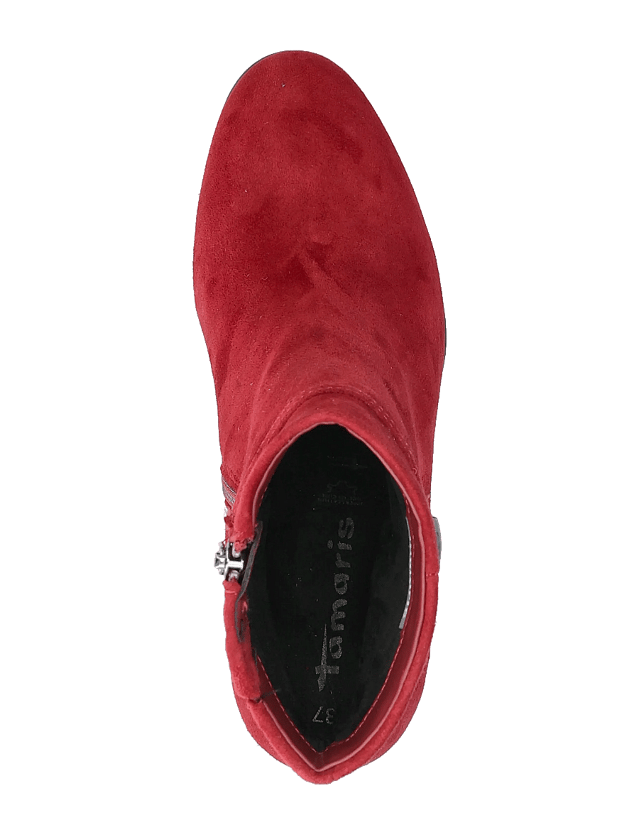 Tamaris - Women Boots - augstpapēžu puszābaki - red - 3