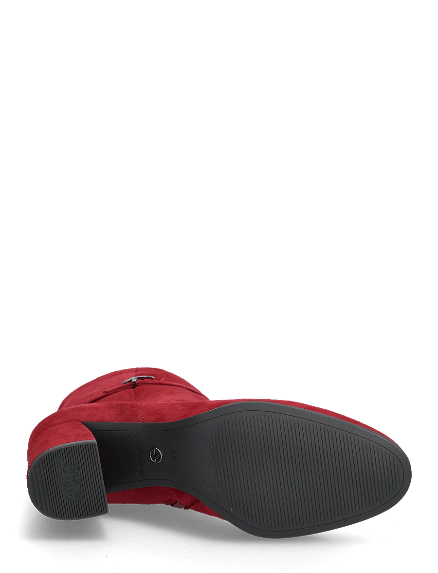Tamaris - Women Boots - augstpapēžu puszābaki - red - 4