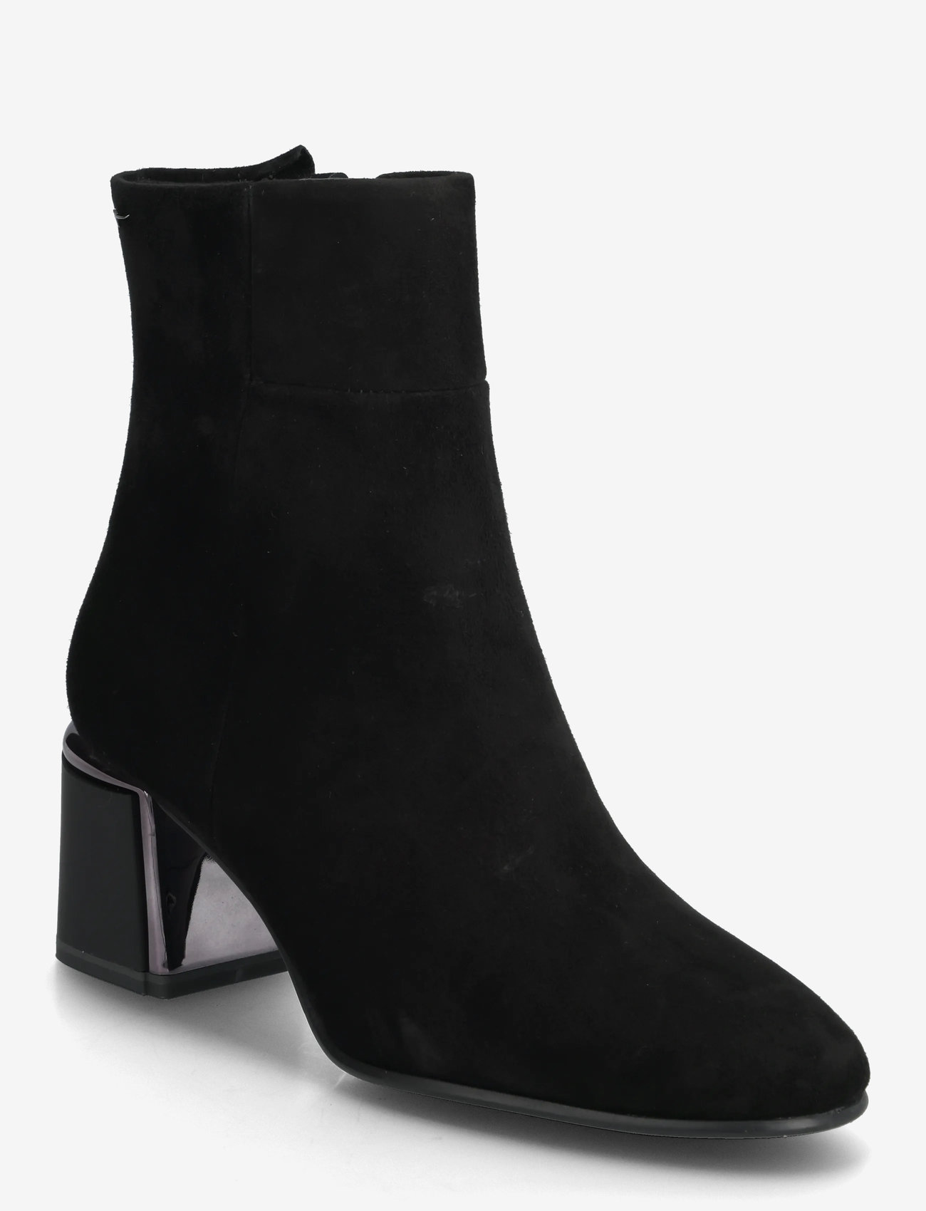 Tamaris - Women Boots - kontsaga poolsaapad - black suede - 0