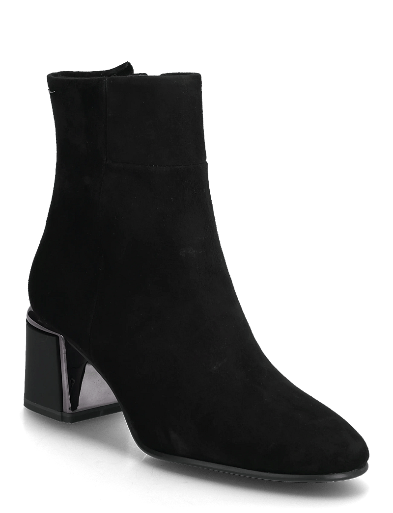Tamaris - Women Boots - kontsaga poolsaapad - black suede - 0