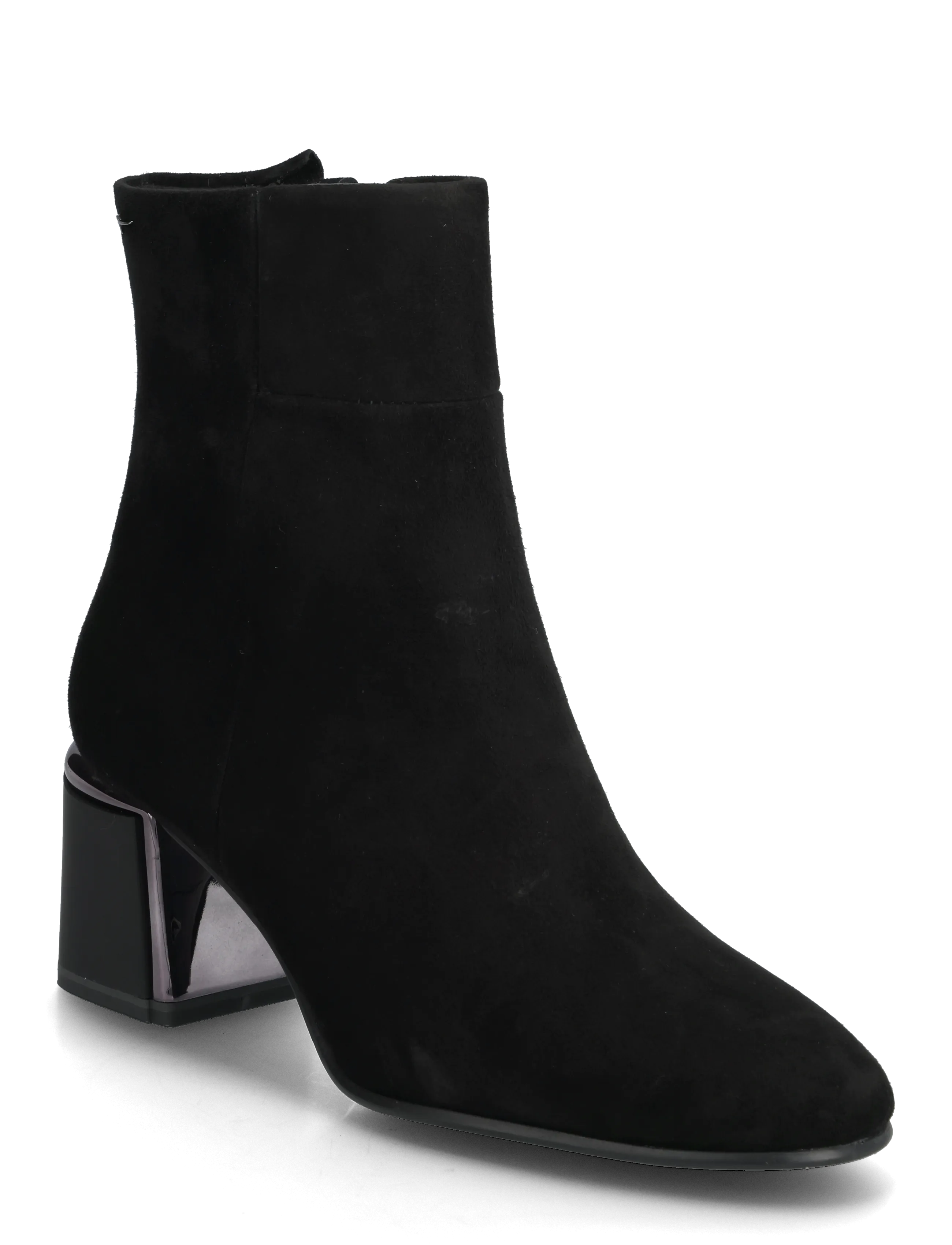 Tamaris - Women Boots - ankelboots med hæl - black suede - 0
