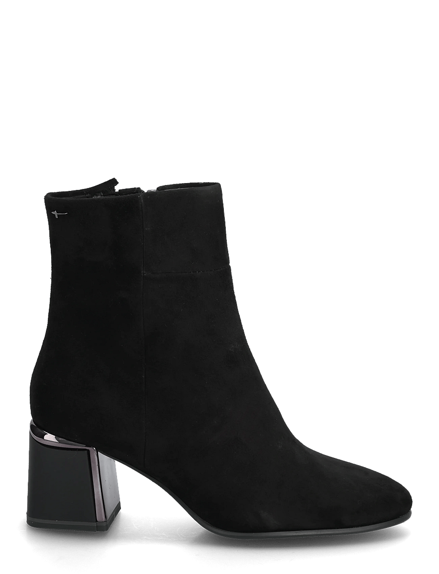 Tamaris - Women Boots - ankelboots med hæl - black suede - 1