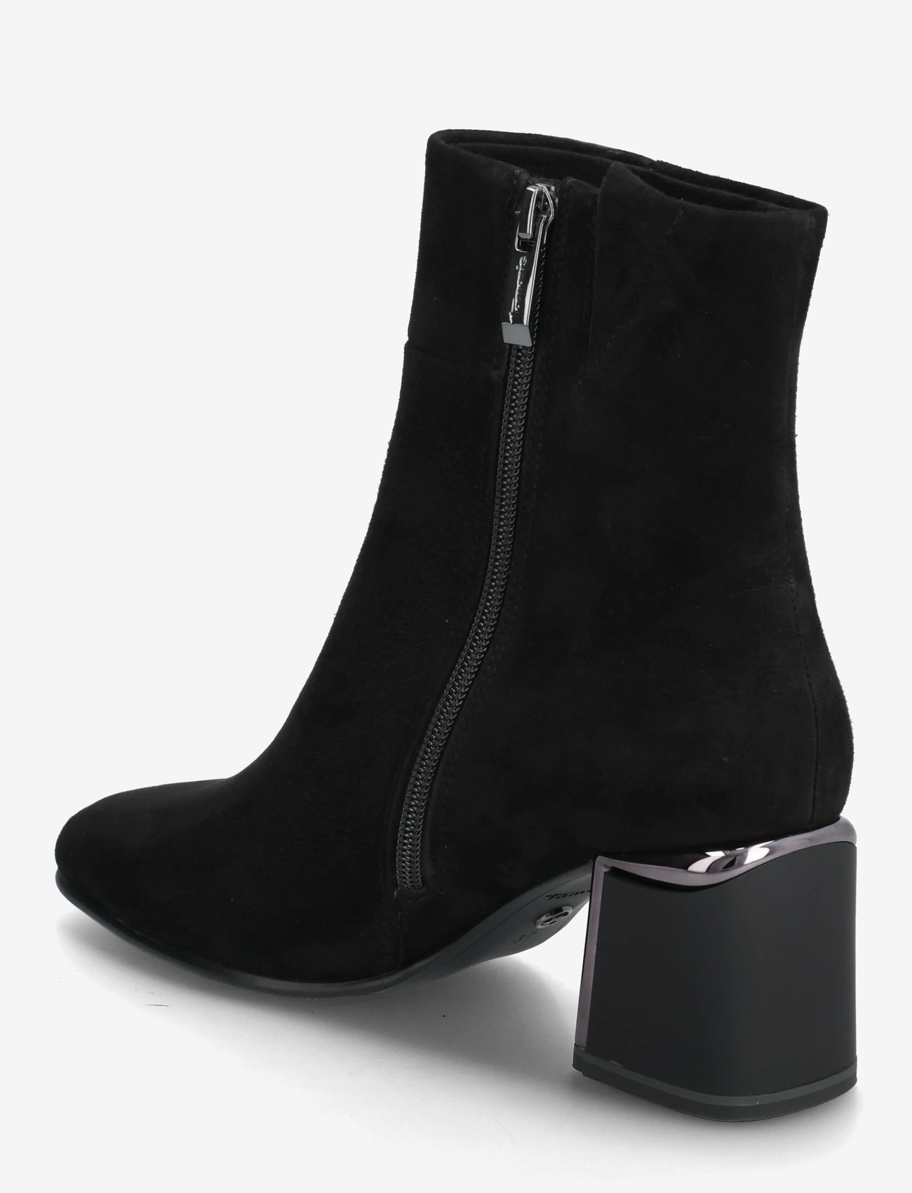 Tamaris - Women Boots - kontsaga poolsaapad - black suede - 2