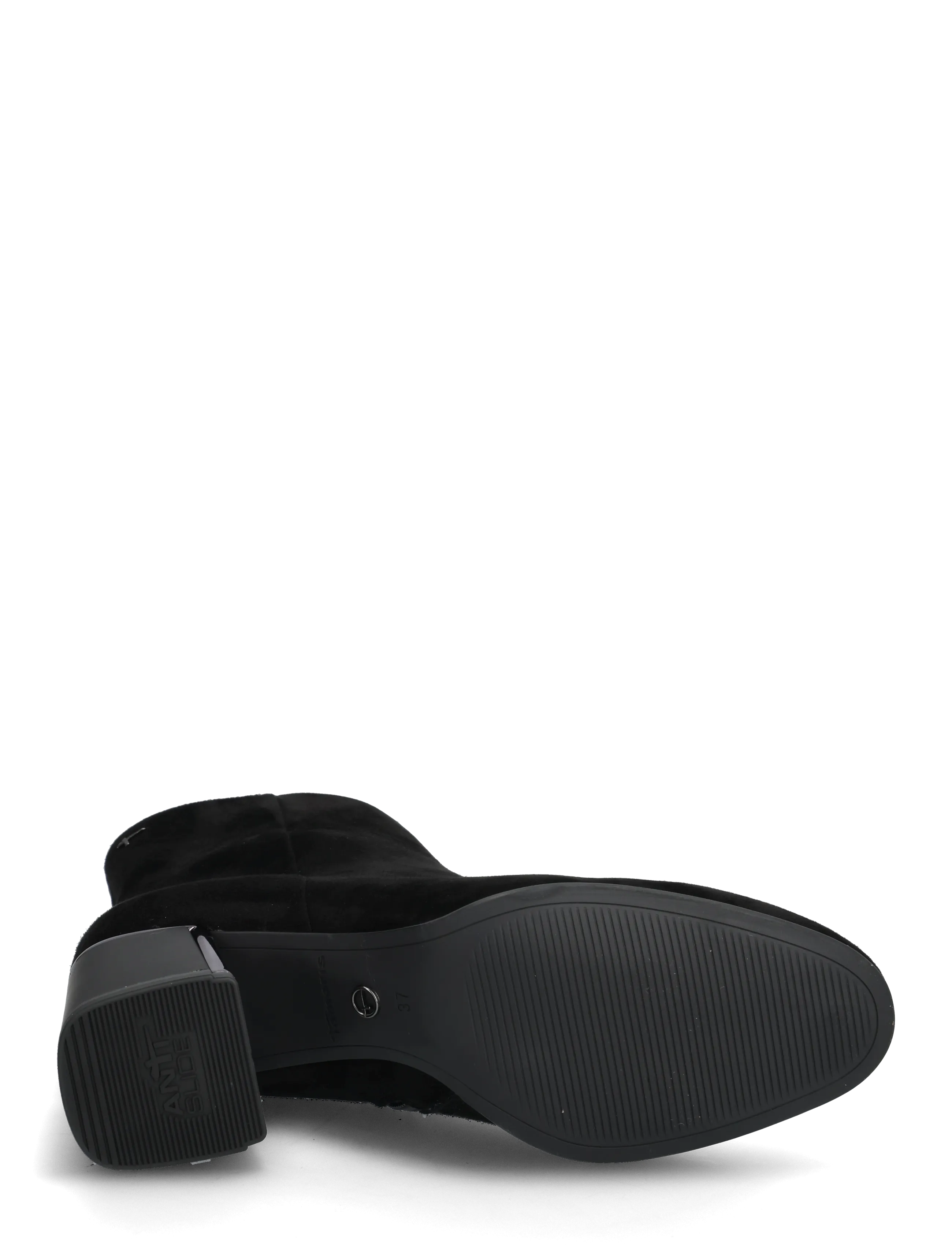 Tamaris - Women Boots - ankelboots med hæl - black suede - 4