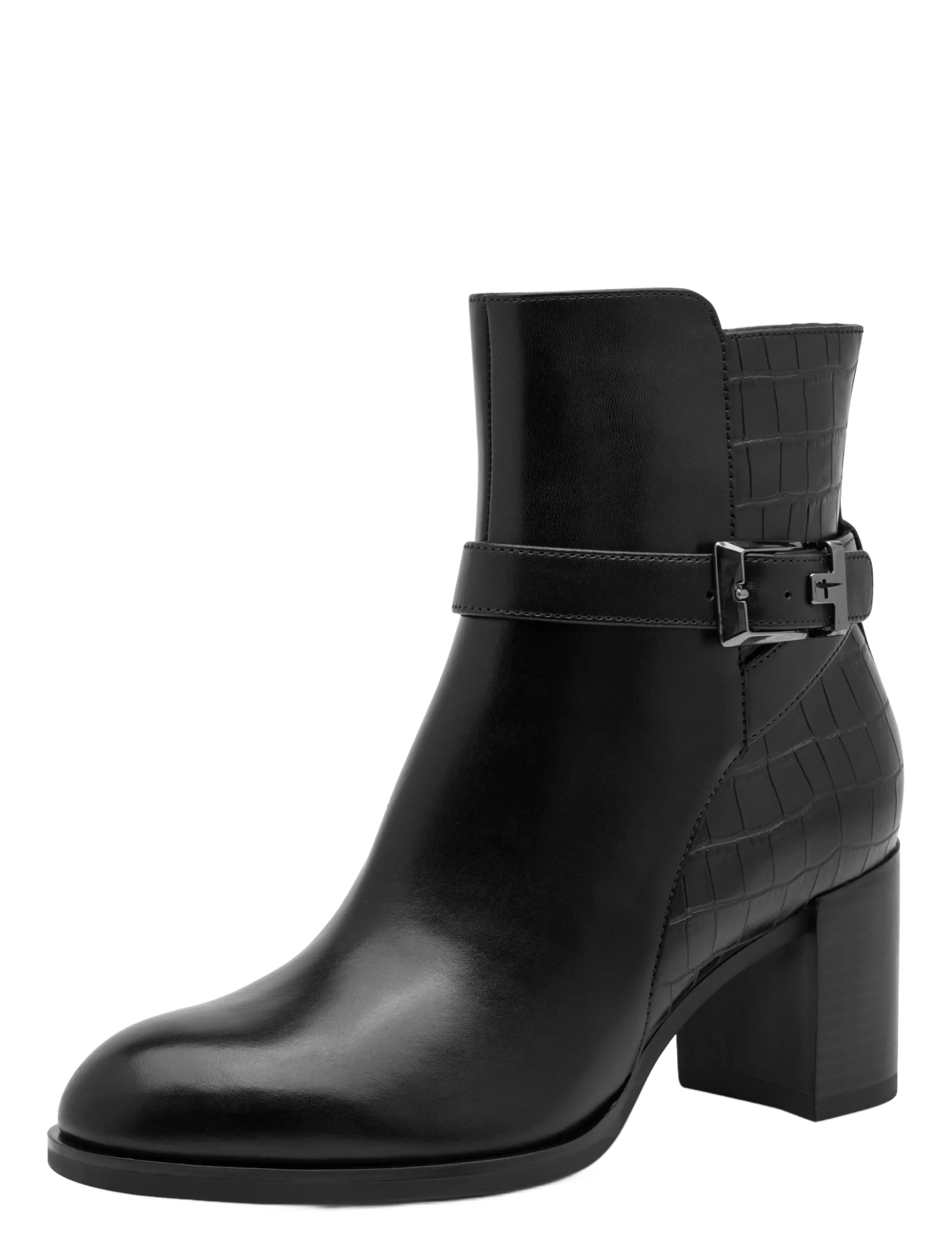 Tamaris Women Boots - Stiefeletten mit Absatz - BLACK / black