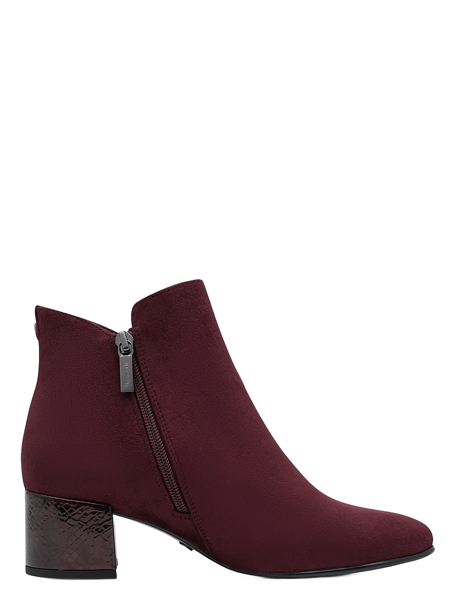 Tamaris - Women Boots - stövletter - burgundy comb - 2