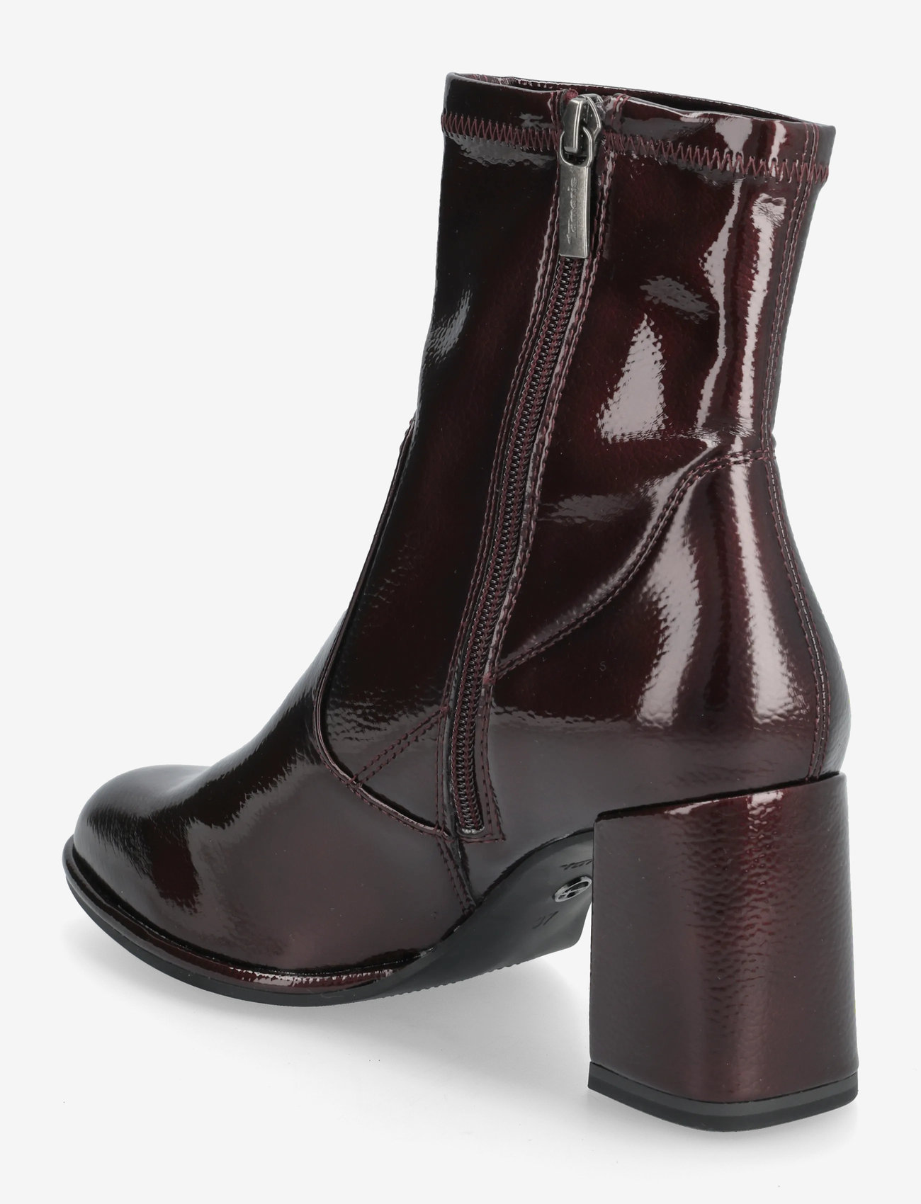 Tamaris - Women Boots - stövletter - merlot patent - 2