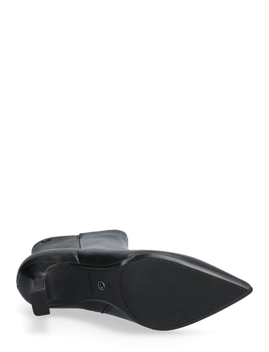 Tamaris - Women Boots - stiefeletten mit absatz - black leather - 4