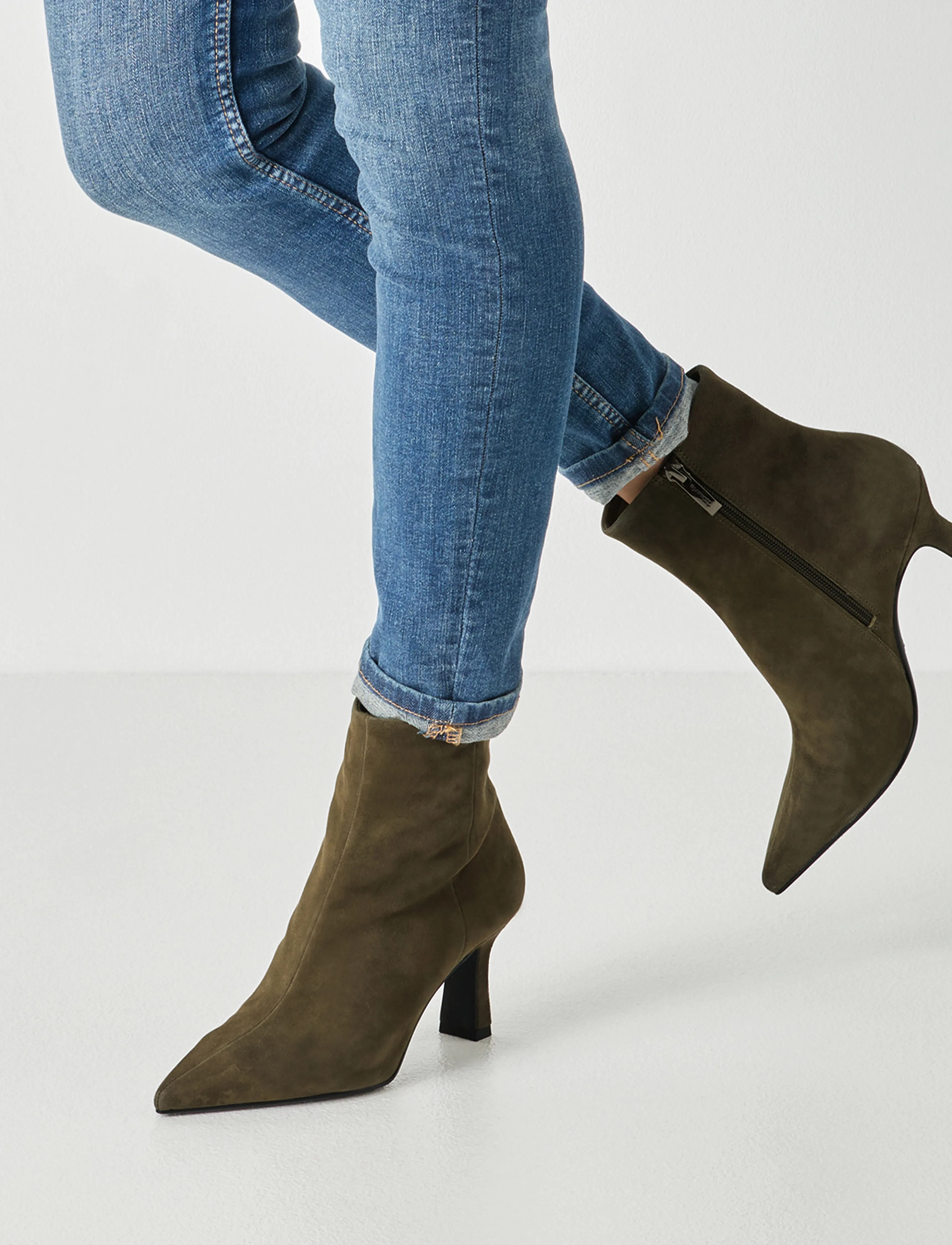 Tamaris - Women Boots - stiefeletten mit absatz - olive - 5