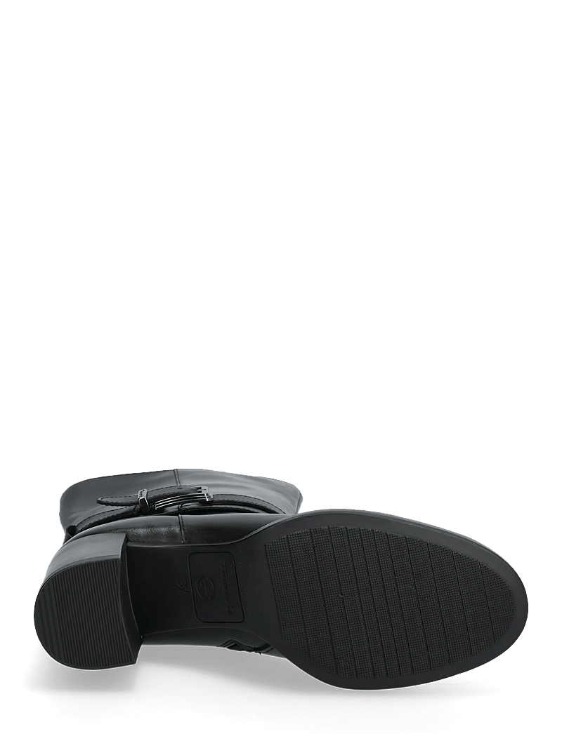 Tamaris - Women Boots - kontsaga poolsaapad - black leather - 4