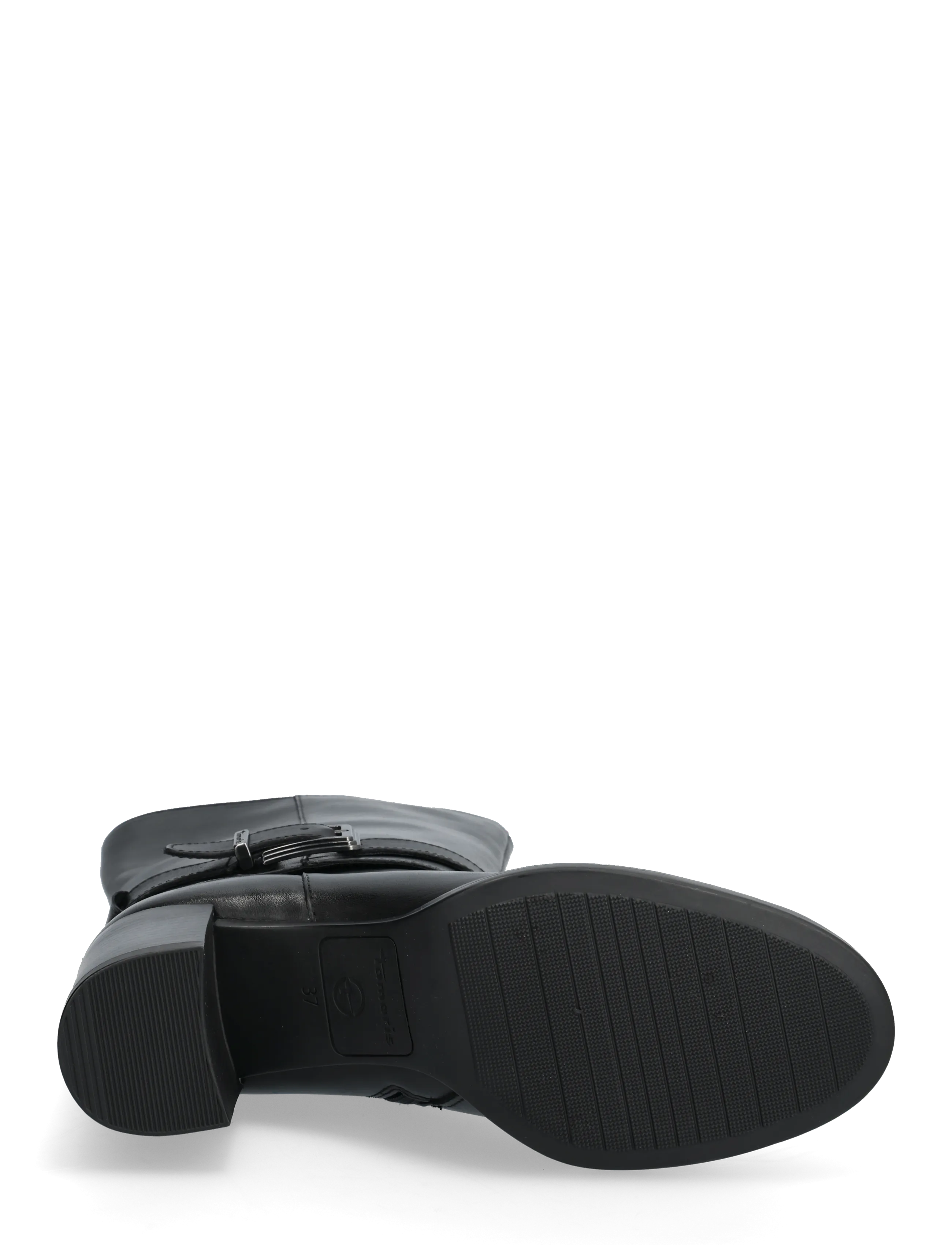 Tamaris - Women Boots - kontsaga poolsaapad - black leather - 4