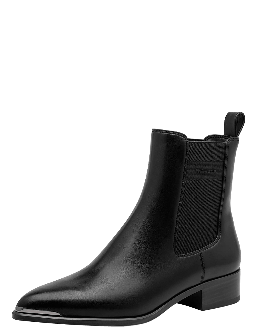 Tamaris - Women Boots - kontsaga poolsaapad - black matt - 0