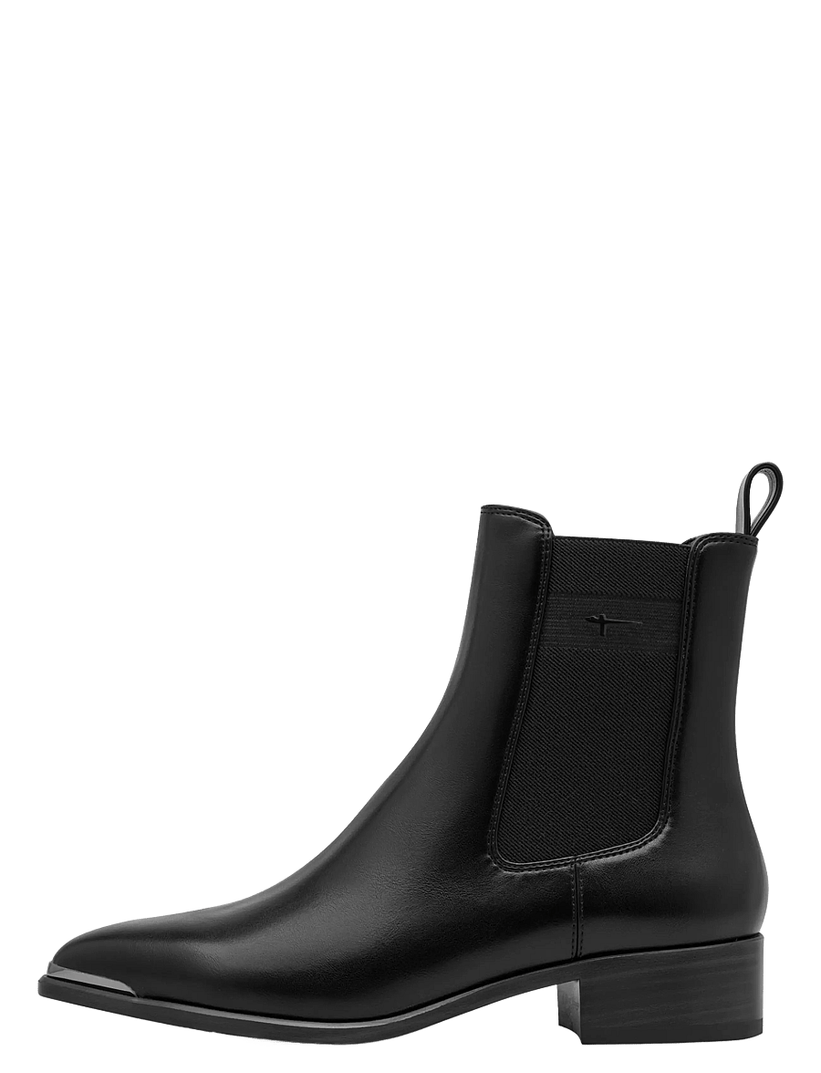 Tamaris - Women Boots - kontsaga poolsaapad - black matt - 1
