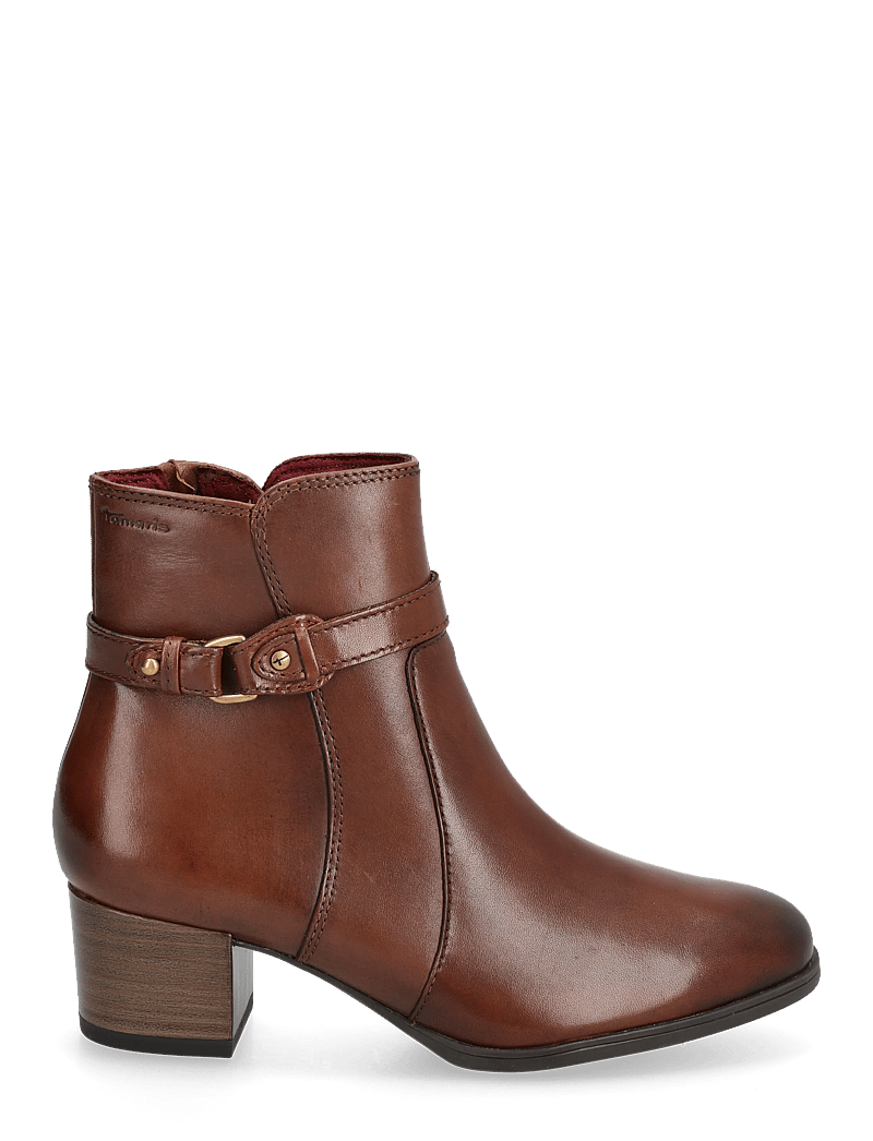 Tamaris - Women Boots - stiefeletten mit absatz - cognac - 1