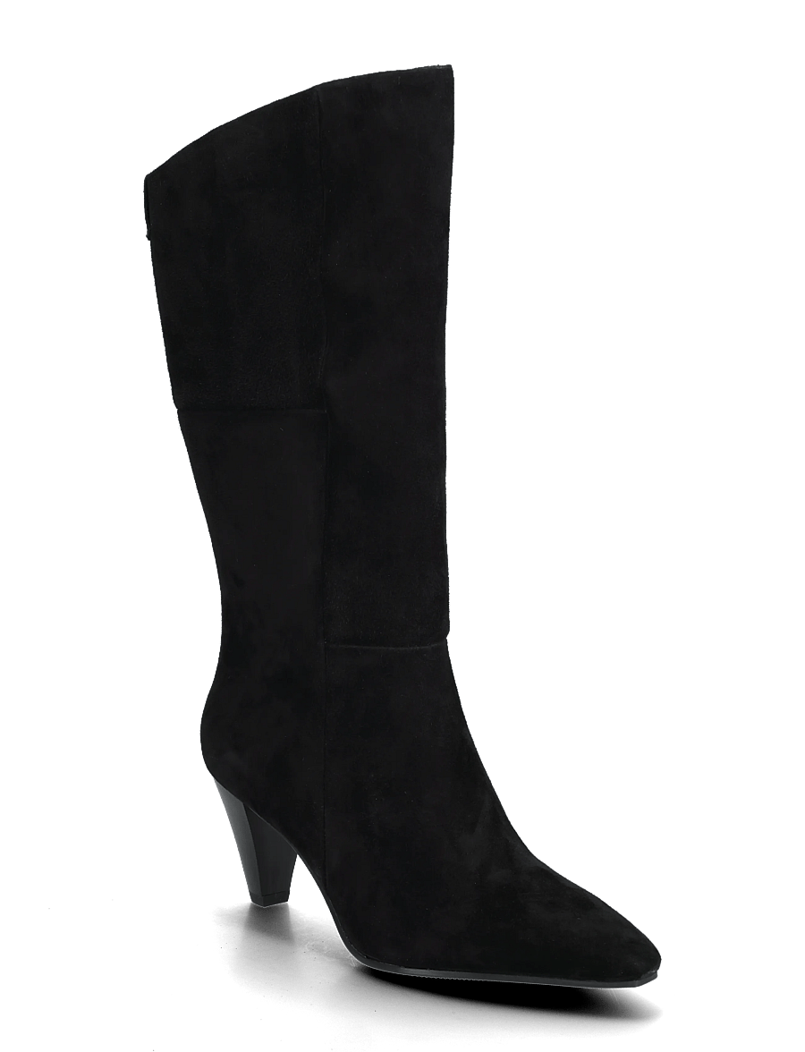 Tamaris - Women Boots - knähöga stövlar - black suede - 0