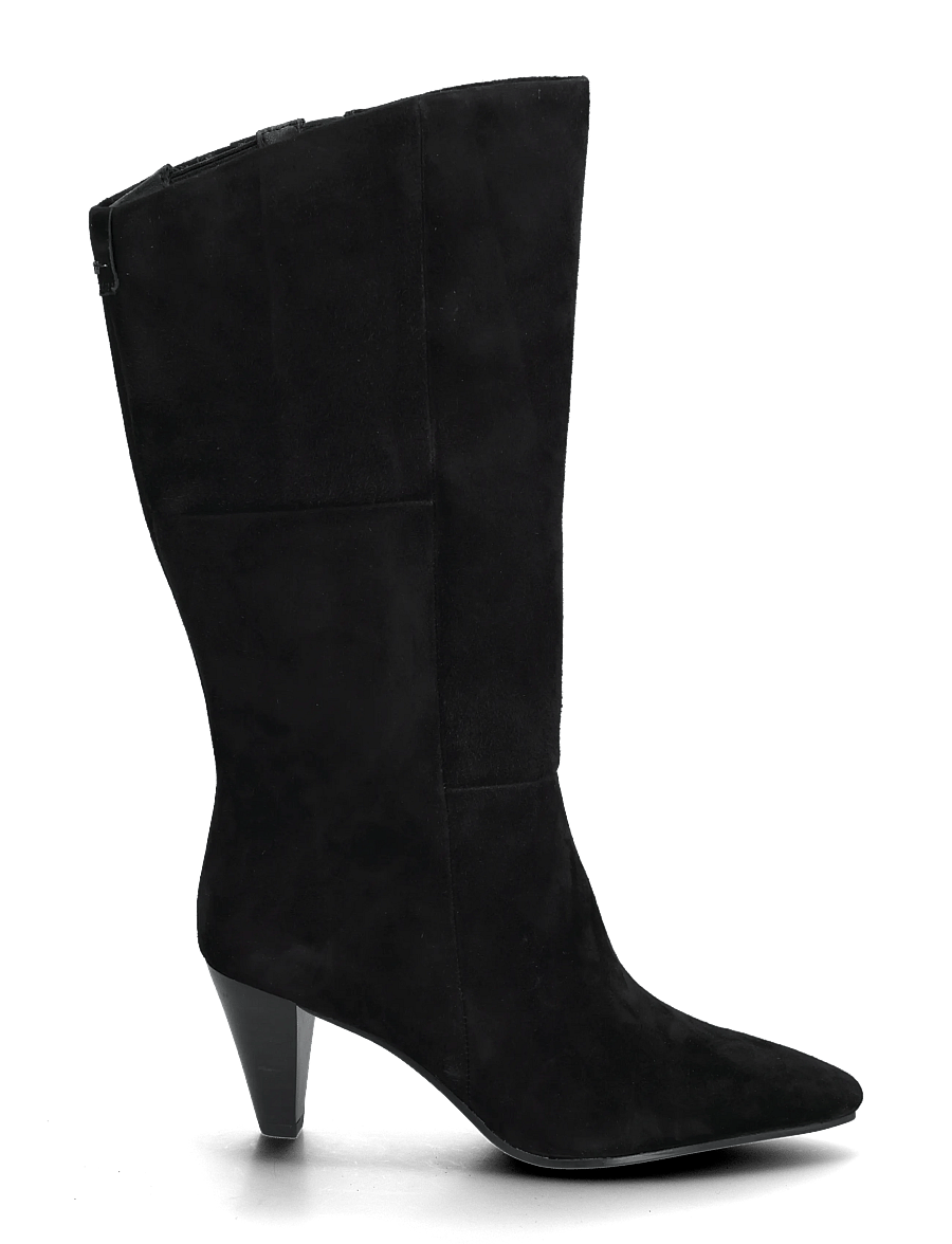 Tamaris - Women Boots - knähöga stövlar - black suede - 1