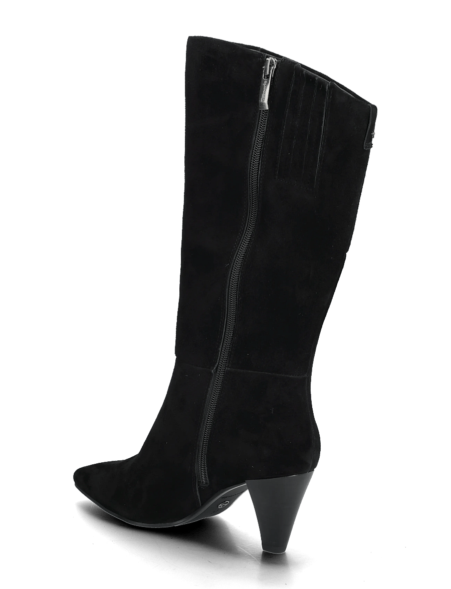 Tamaris - Women Boots - knähöga stövlar - black suede - 2