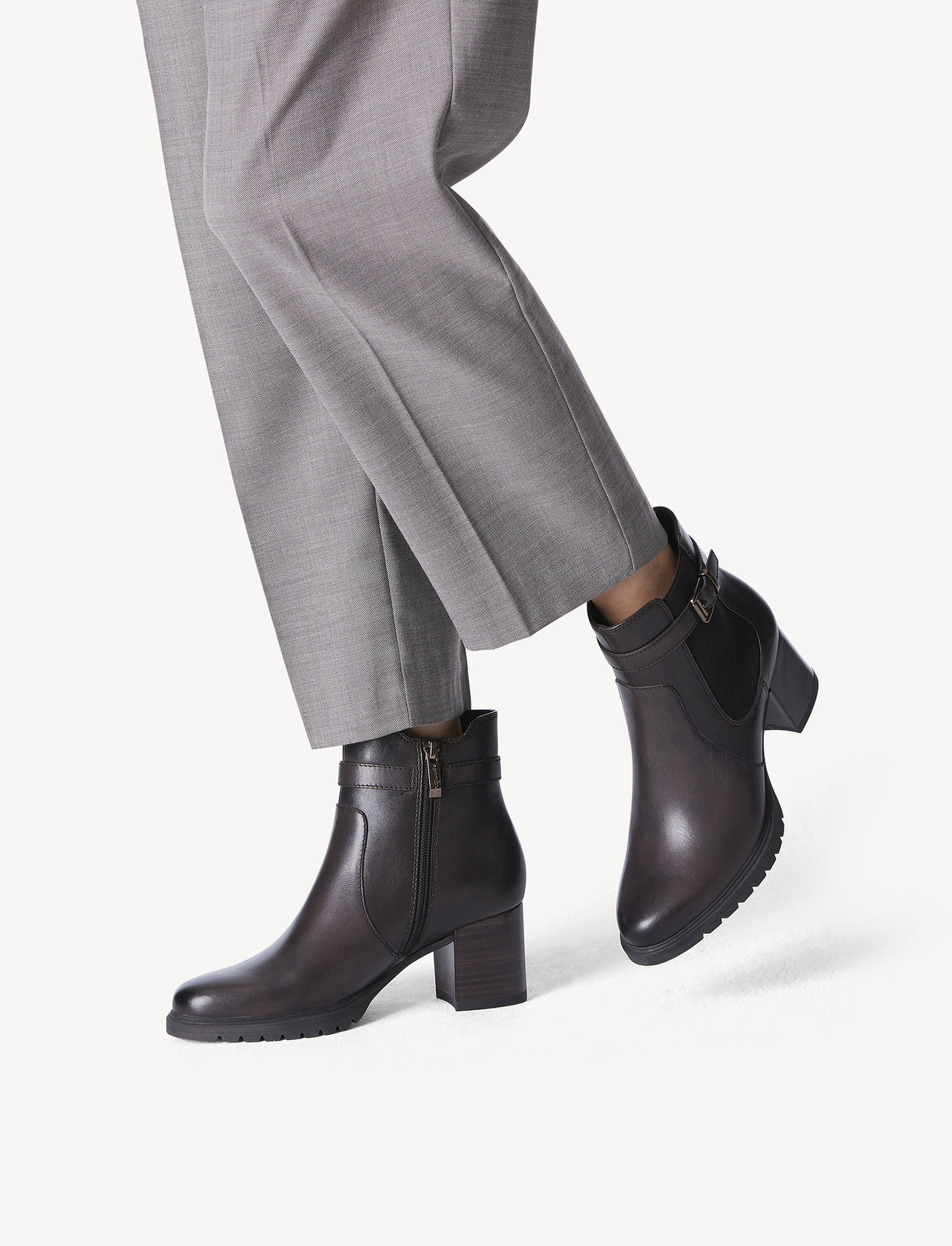 Tamaris - Women Boots - hög klack - mocca - 1