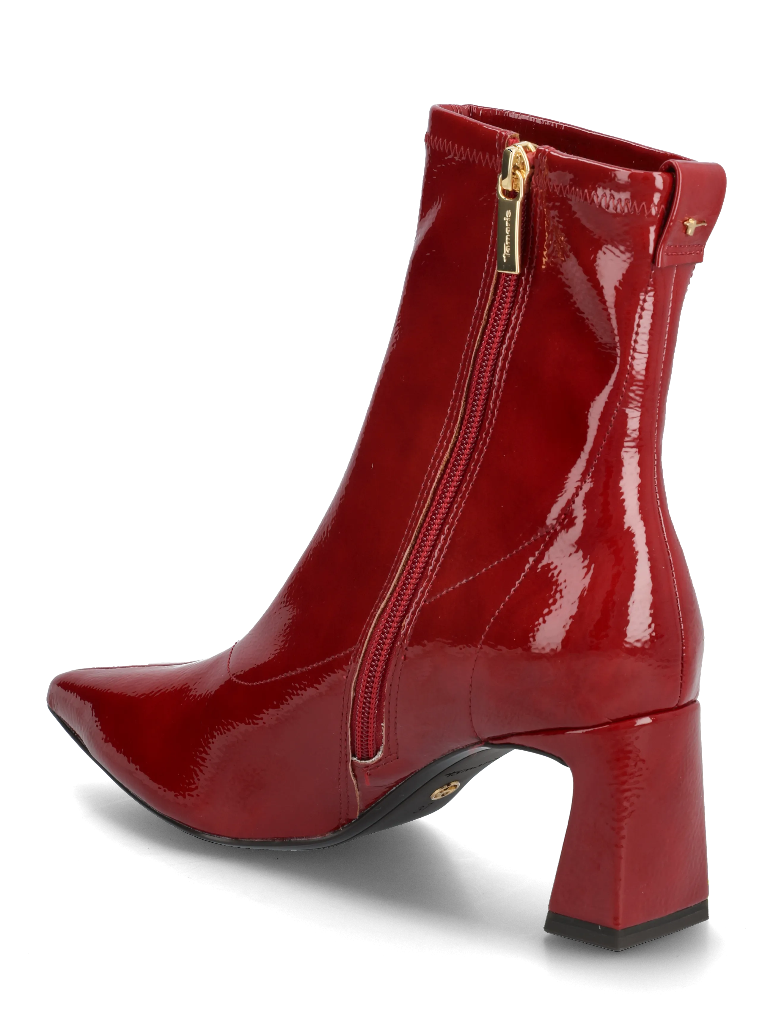 Tamaris - Women Boots - stiefeletten mit absatz - red - 2