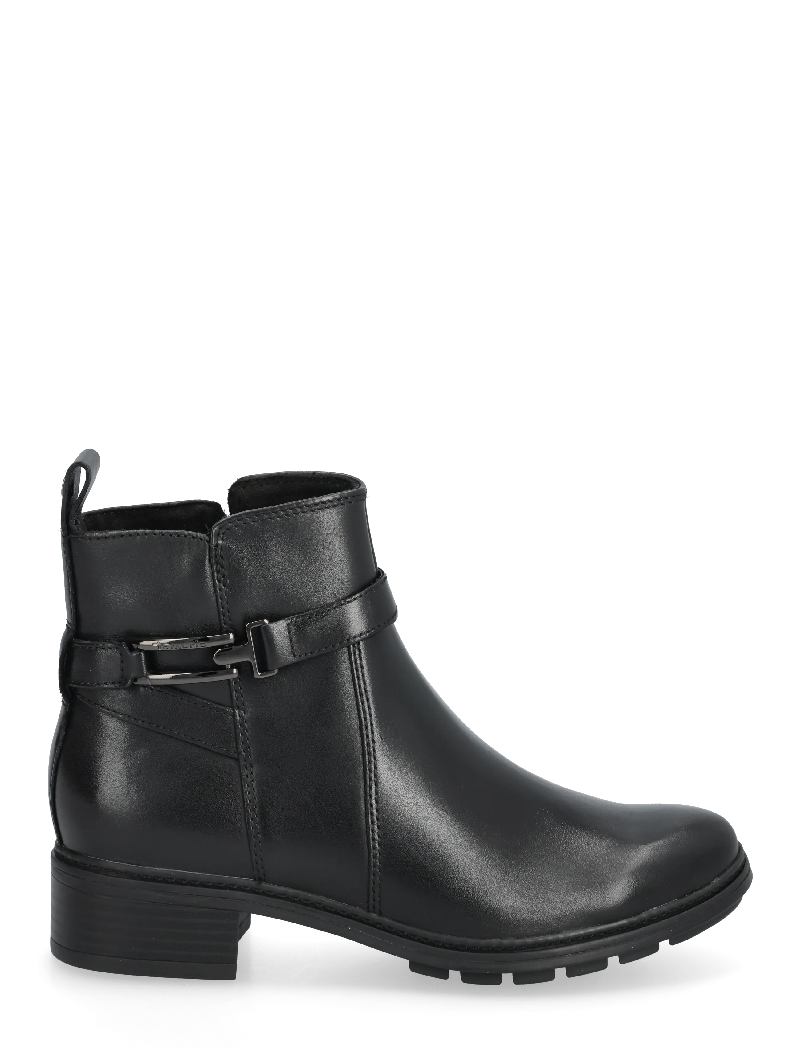 Tamaris - Women Boots - høj hæl - black leather - 1
