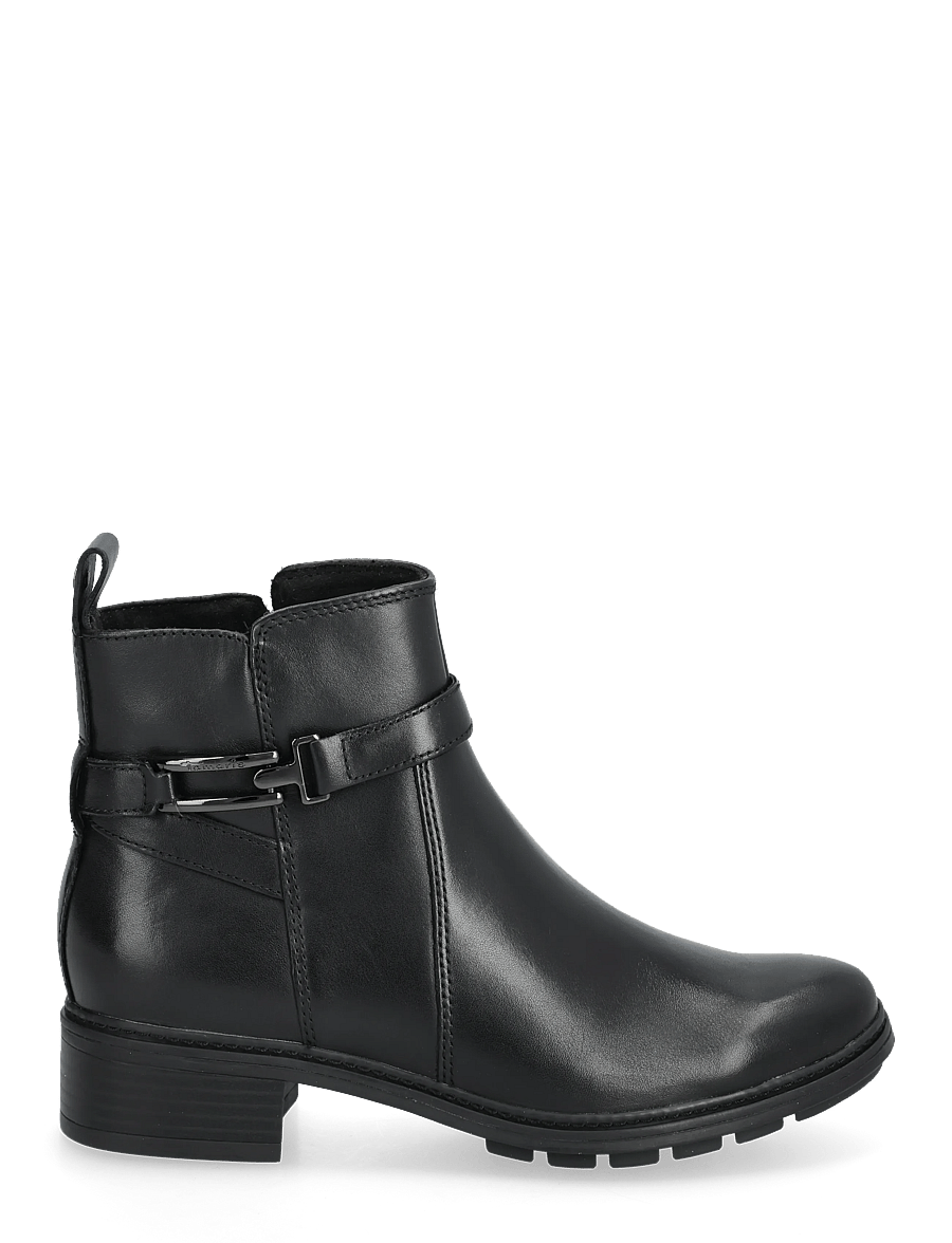 Tamaris - Women Boots - botki na obcasie - black leather - 1