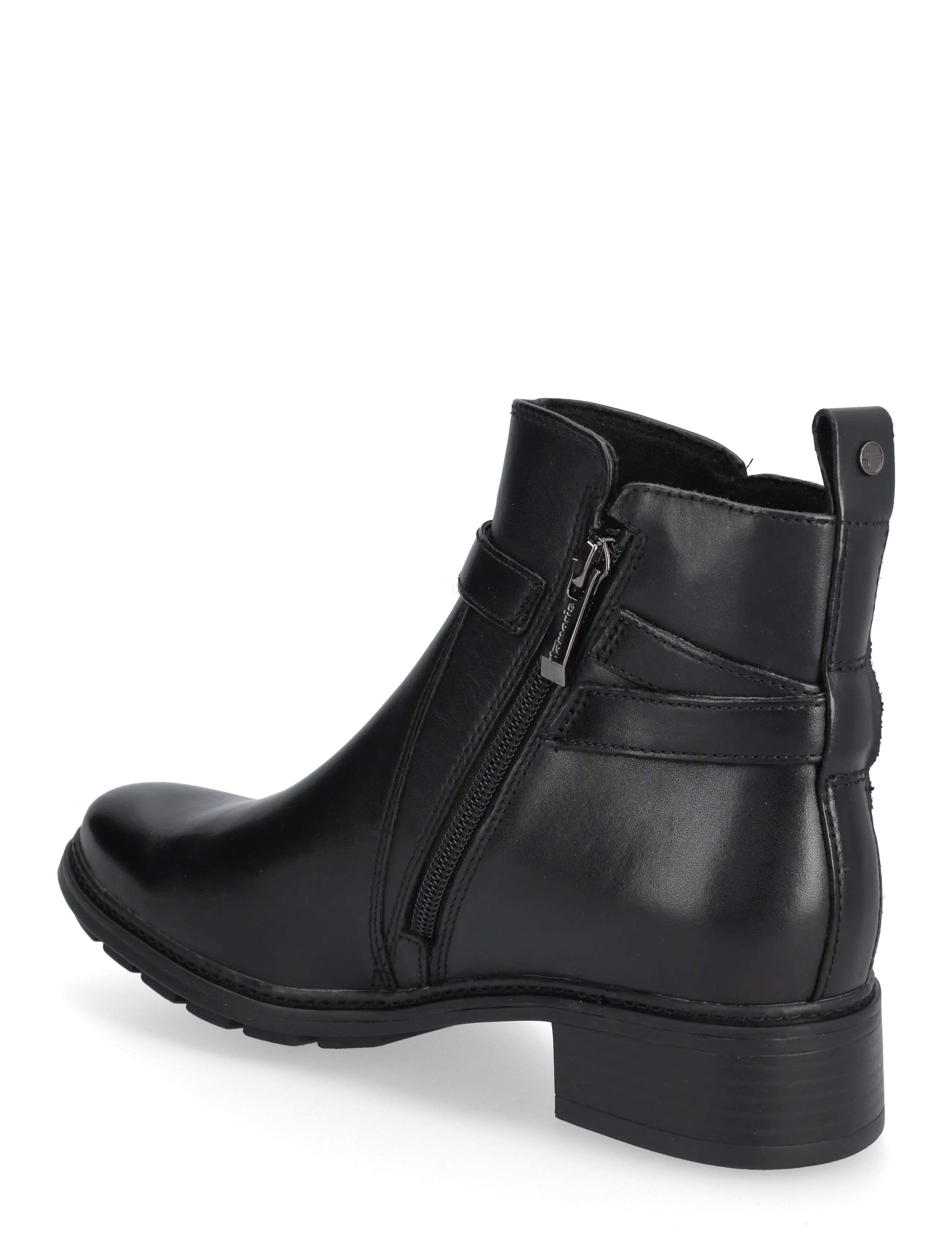 Tamaris - Women Boots - høj hæl - black leather - 2