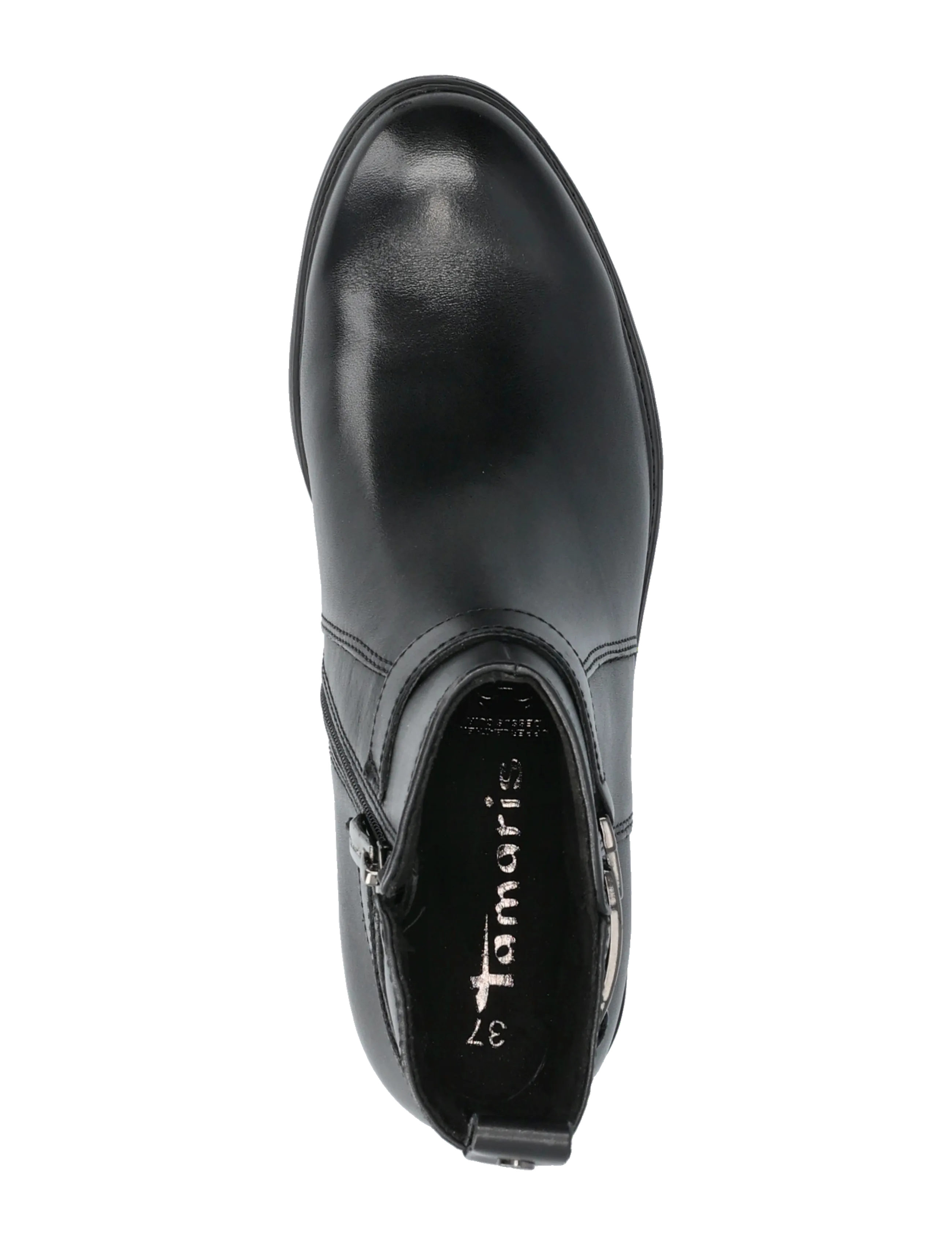 Tamaris - Women Boots - høj hæl - black leather - 3