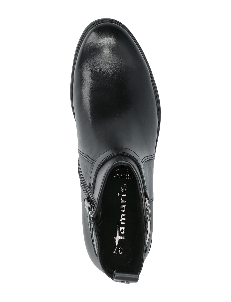 Tamaris - Women Boots - botki na obcasie - black leather - 3