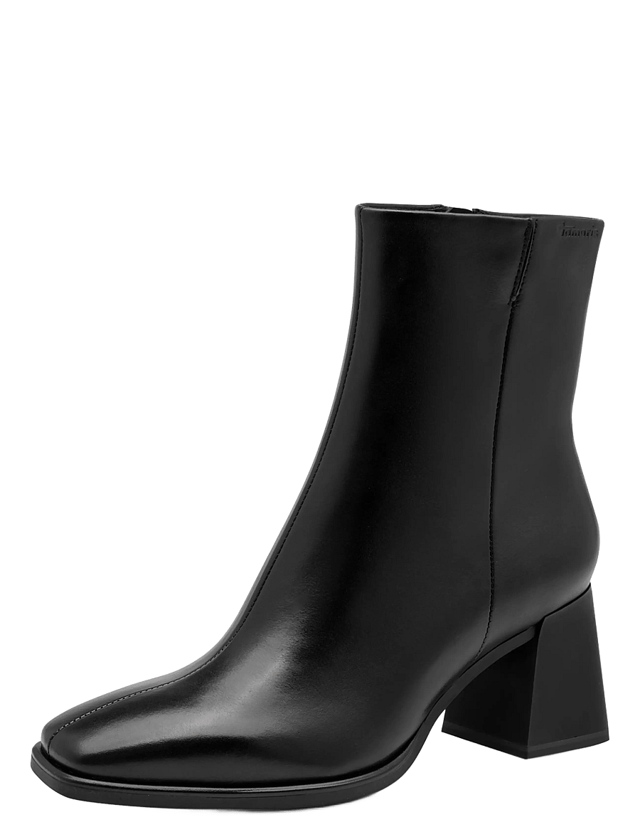 Tamaris - Women Boots - stiefeletten mit absatz - black leather - 0