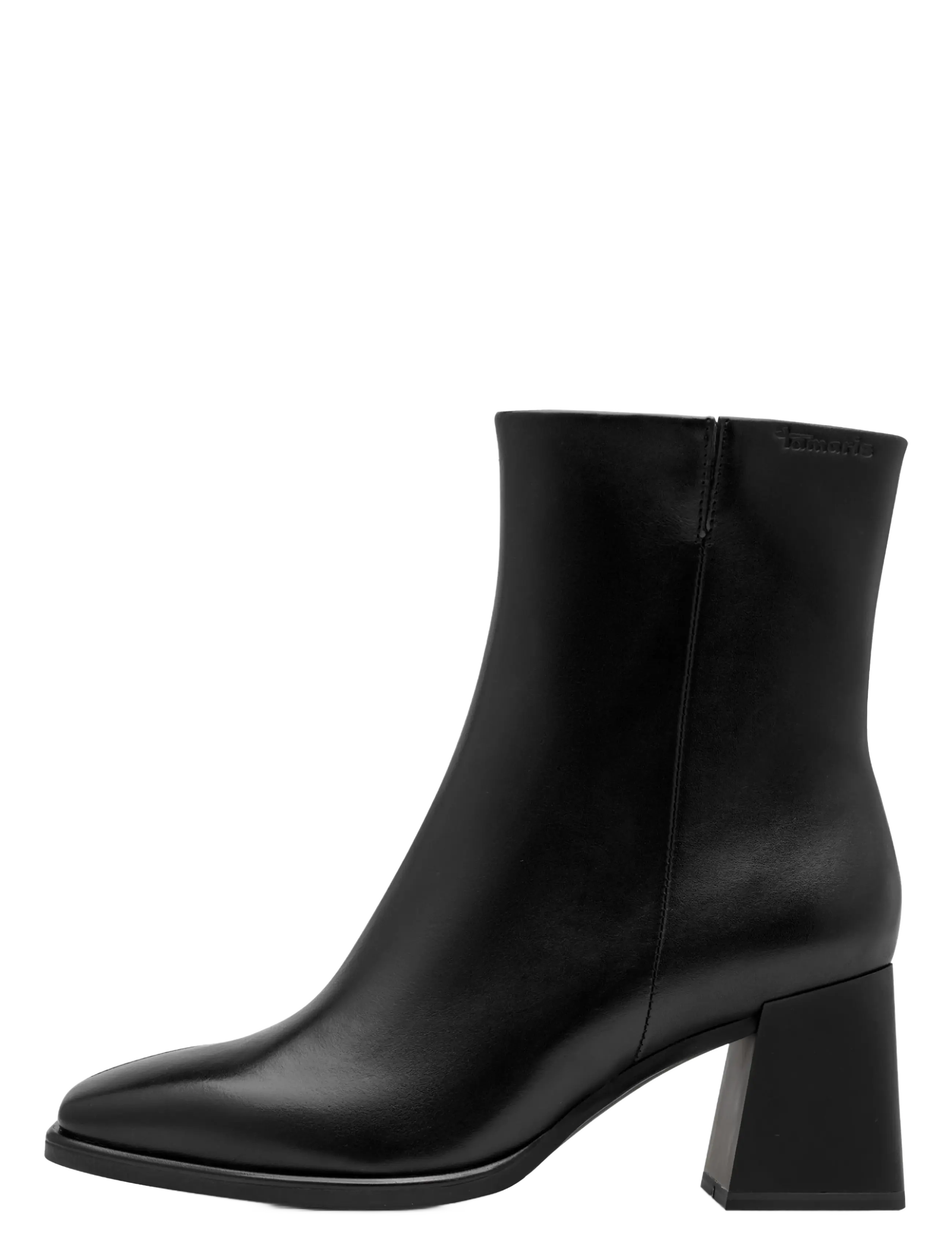 Tamaris - Women Boots - stiefeletten mit absatz - black leather - 1