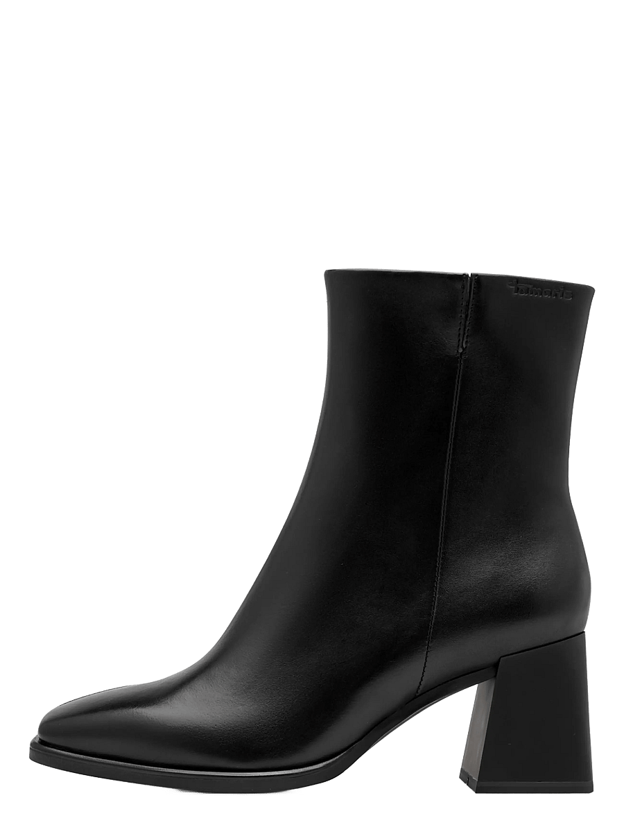 Tamaris - Women Boots - stiefeletten mit absatz - black leather - 1