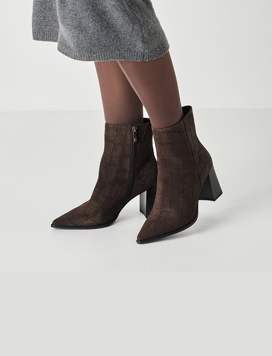 Tamaris - Women Boots - stiefeletten mit absatz - cigar structure - 5