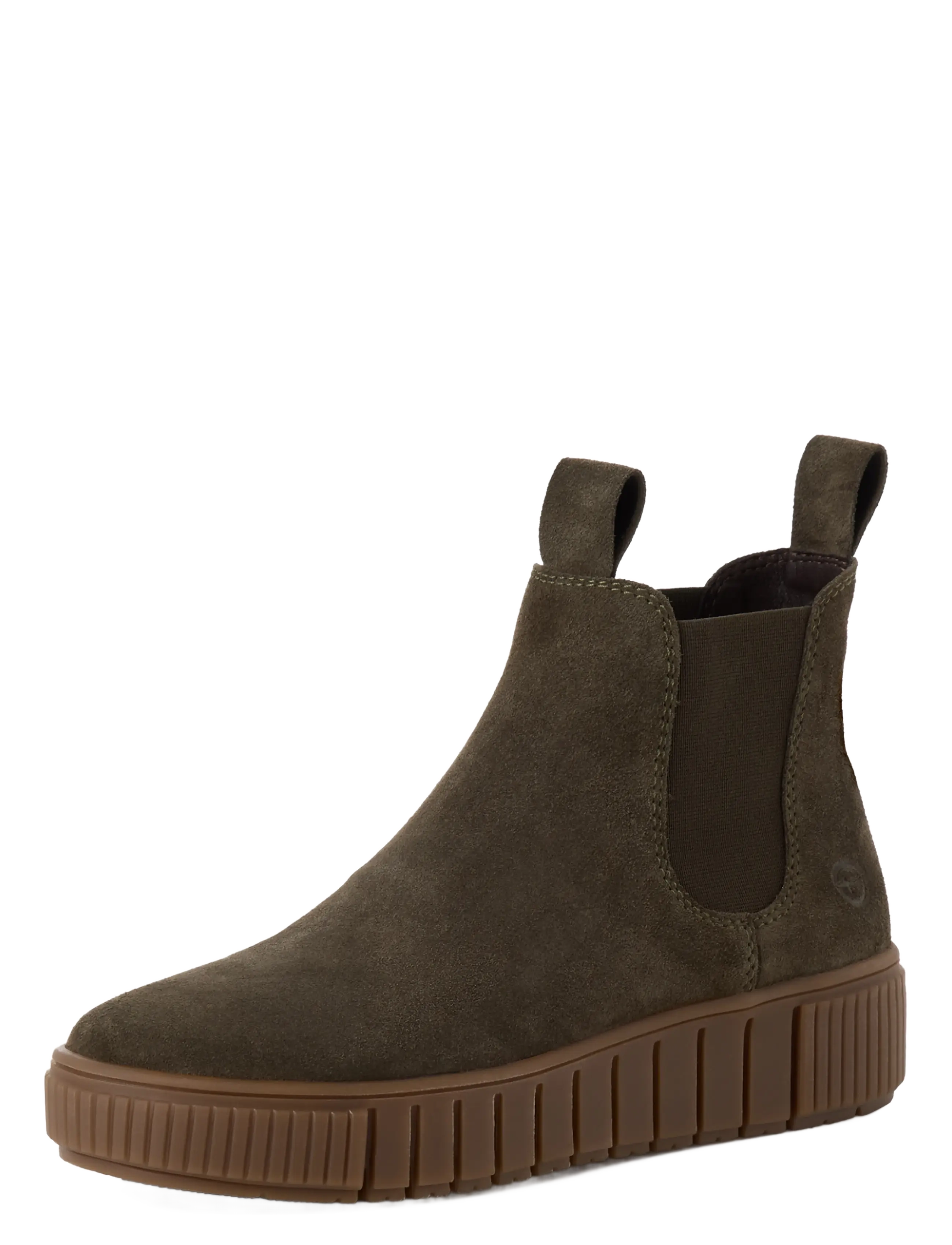 Tamaris Women Boots - Chelsea-saapad - OLIVE SUEDE / khaki/green
