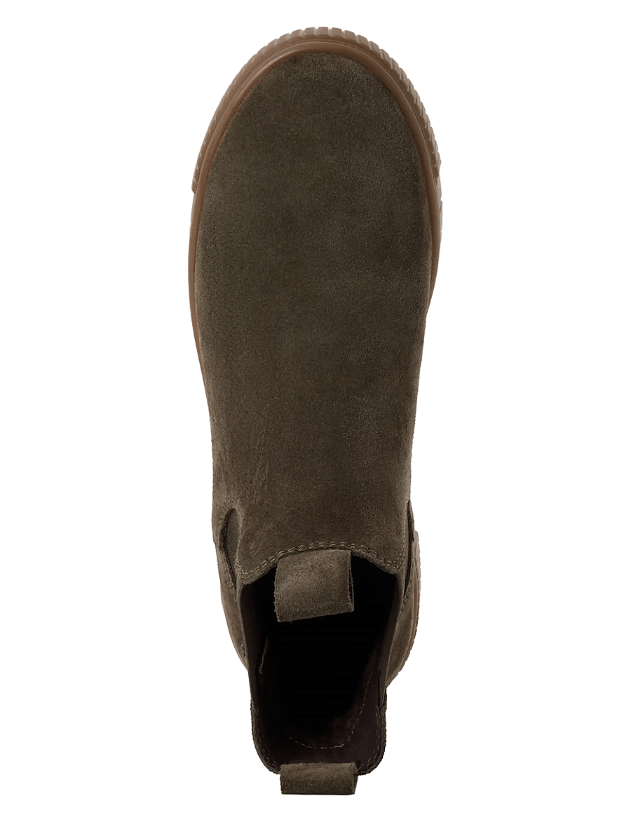 Tamaris - Women Boots - madalad poolsaapad - olive suede - 4