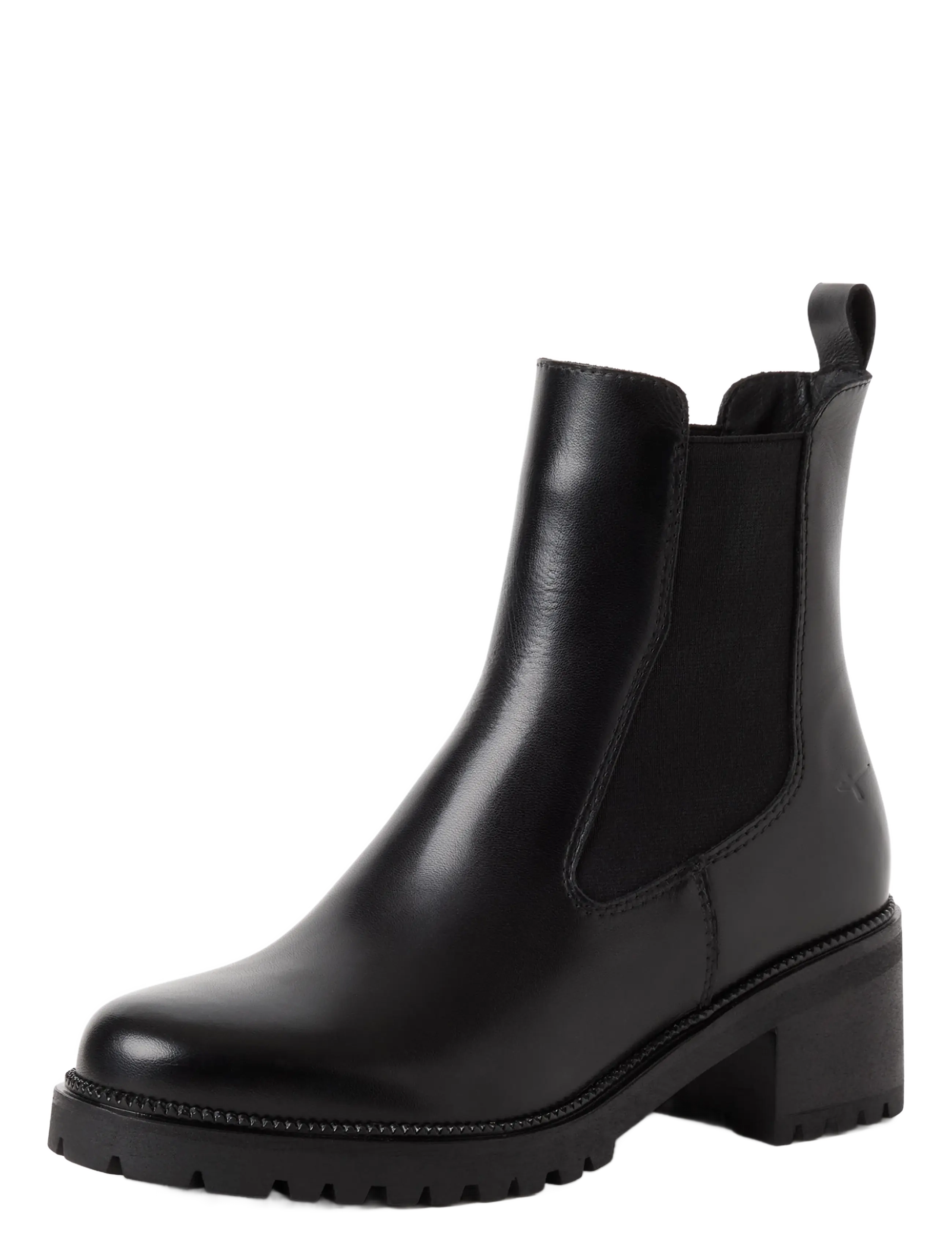 Tamaris Women Boots - Chelsea-saapad - BLACK LEATHER / black