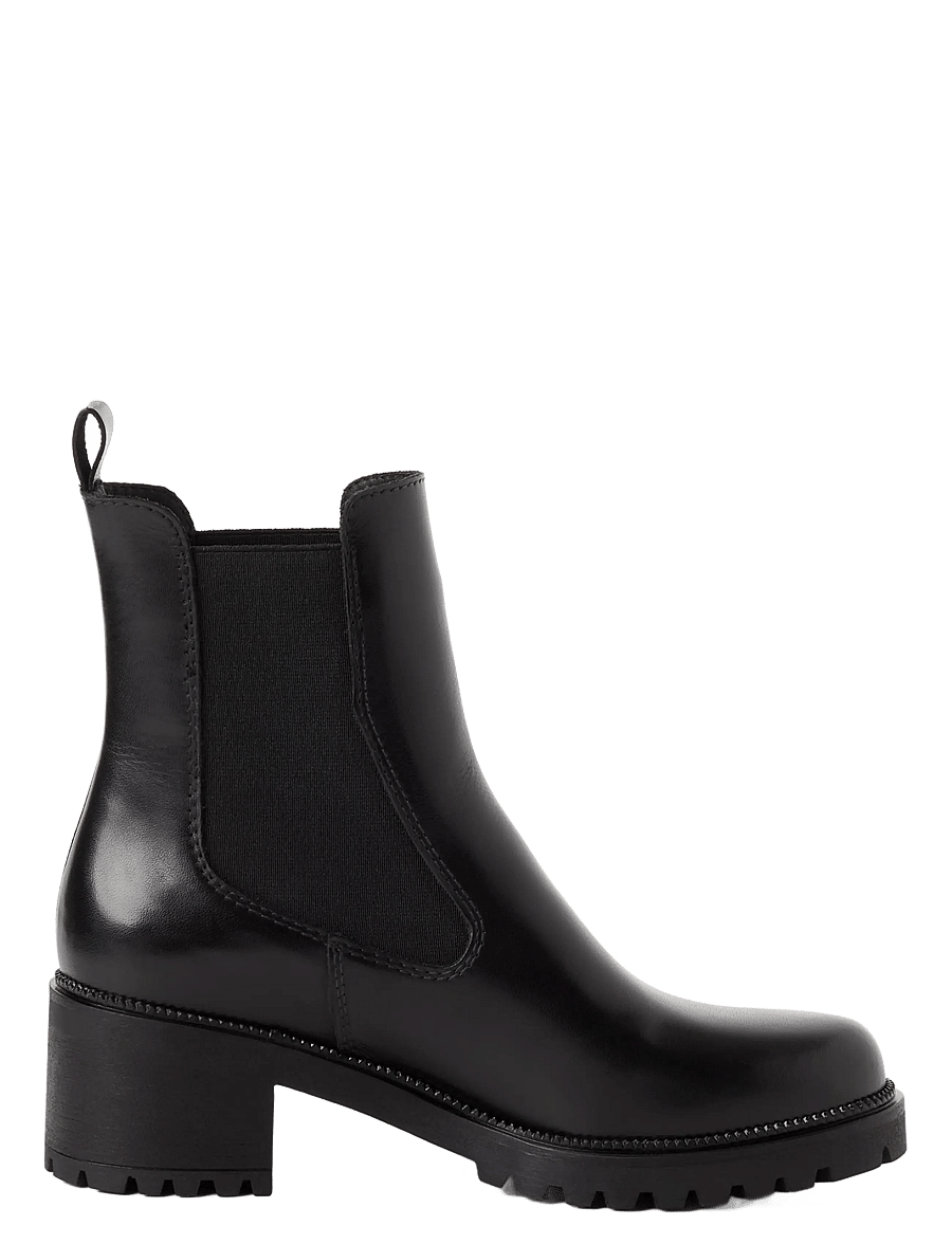 Tamaris - Women Boots - kontsaga poolsaapad - black leather - 2