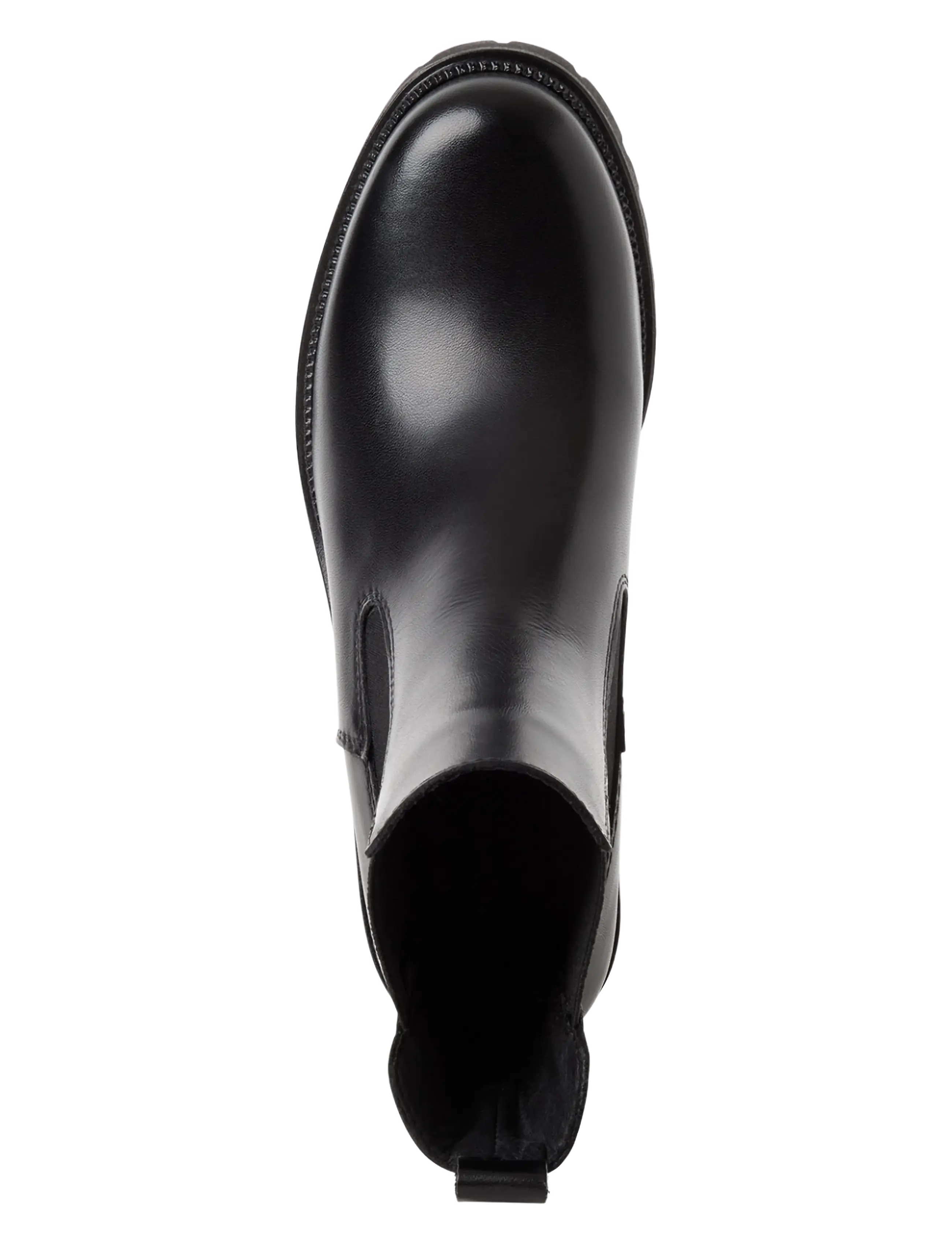 Tamaris - Women Boots - kontsaga poolsaapad - black leather - 4