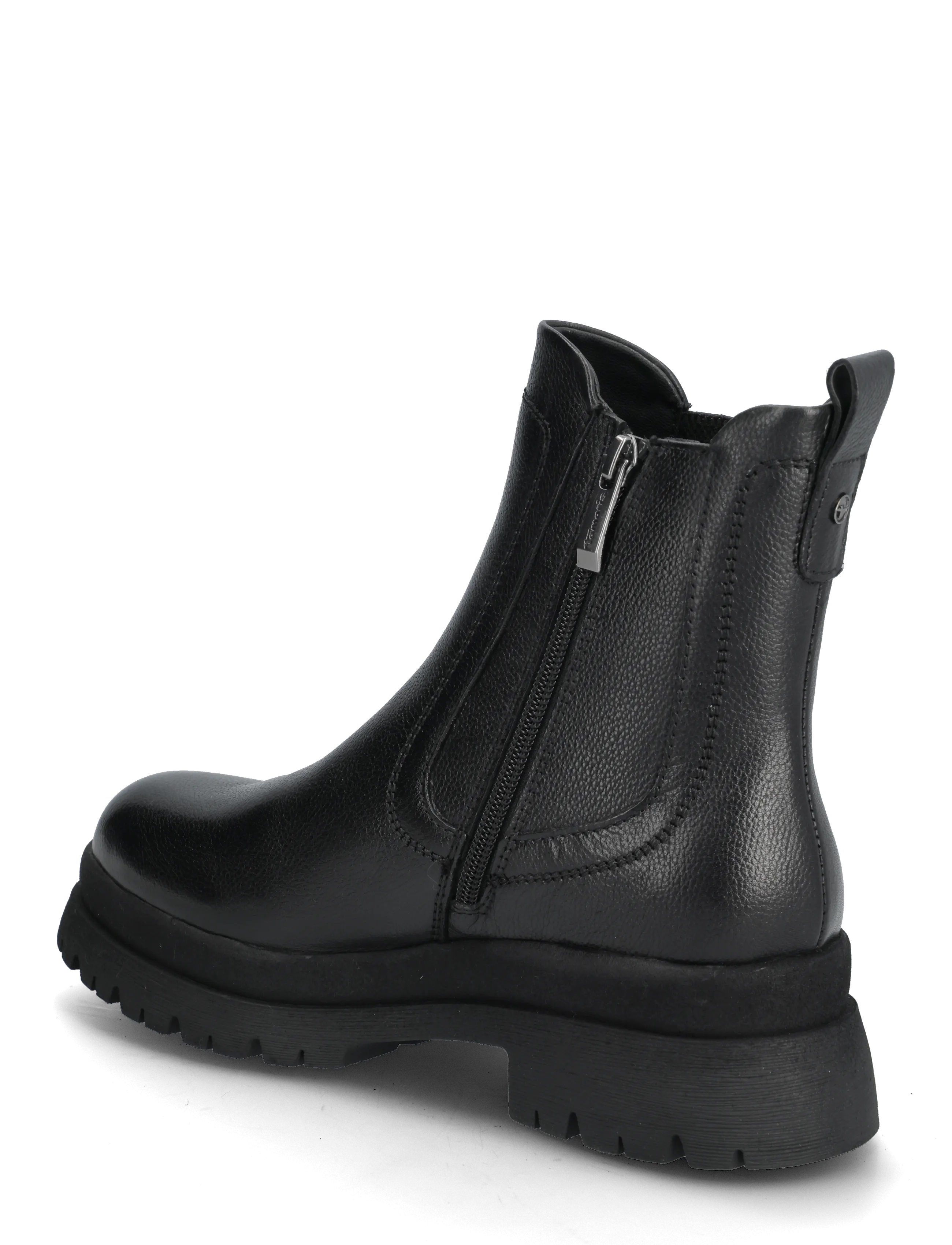 Tamaris - Women Boots - flatbotna ökklastígvél - black - 2